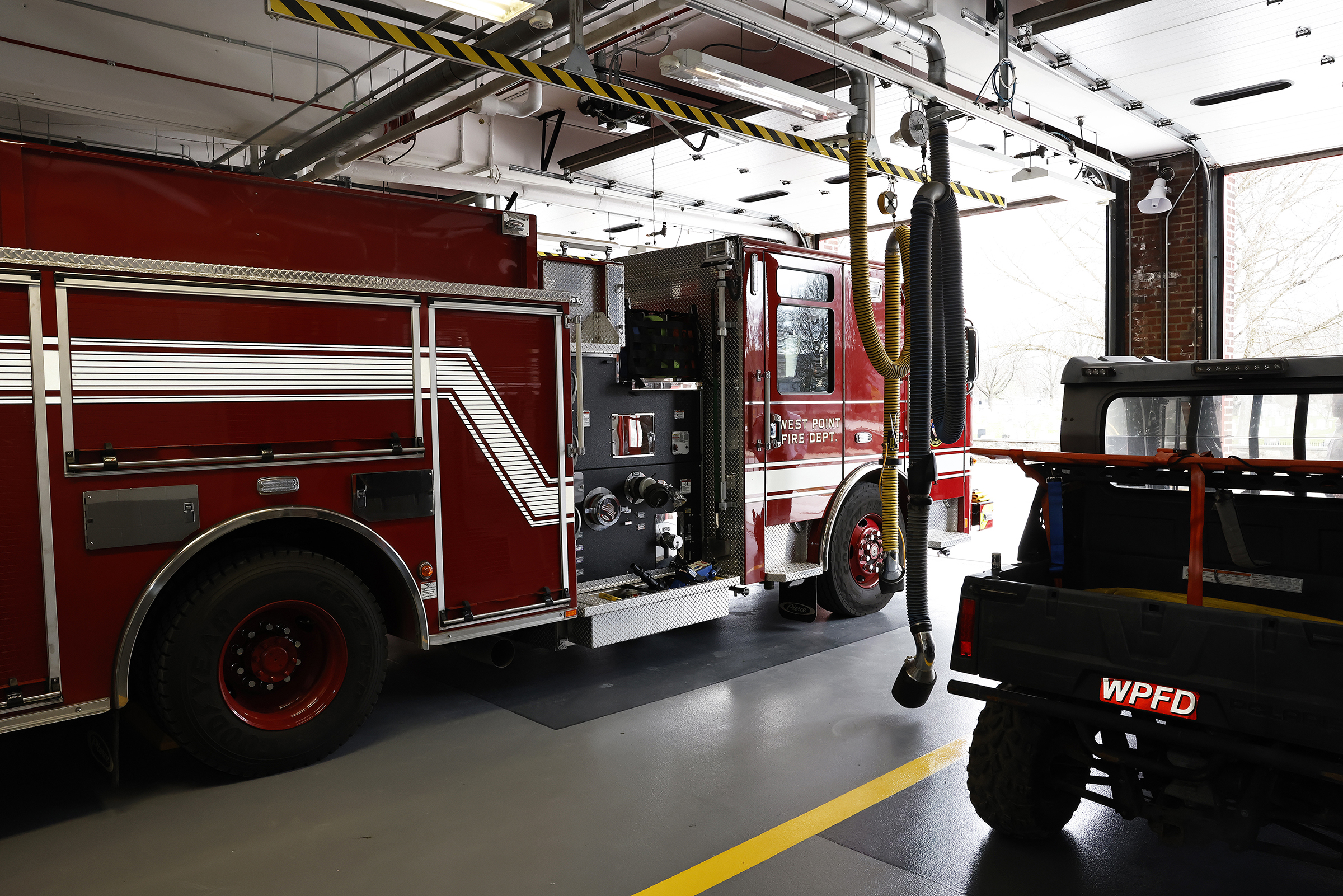 The West Point Fire Department (WPFD) offered a glimpse of their fire station renovations with a community open house April 5 at Fire Station 1 across from the West Point Cemetery on Washington Road.  (Photo by Eric S. Bartelt/USMA PAO)