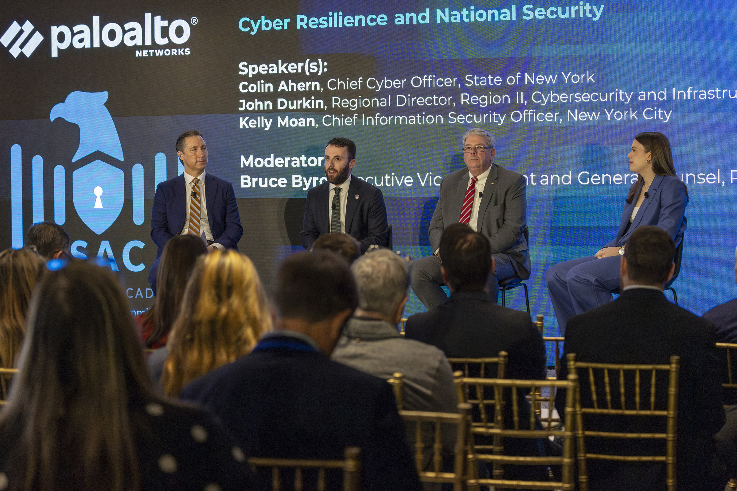 The Army Cyber Institute in conjunction with Palo Alto Networks co-sponsored the Joint Service Academy Cybersecurity (JSAC) Conference April 4-5 at the Thayer Hotel on West Point.  (Photo by Christopher Hennen/USMA PAO)