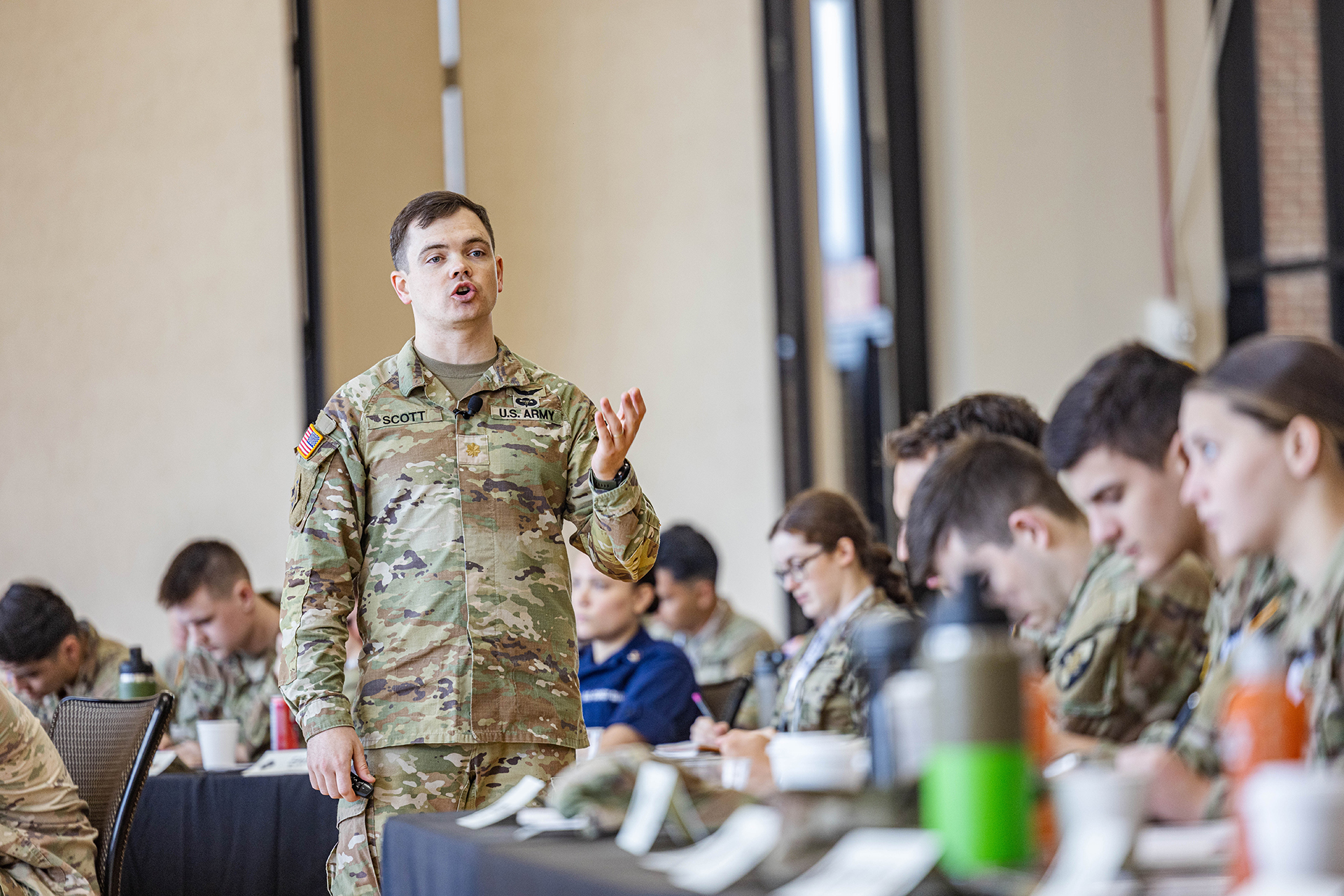 The West Point Negotiation Project -- as part of the West Point Leadership Center and the Department of Behavioral Sciences & Leadership (BS&L) hosted its 15th annual Cadet Workshop from April 3–5 at Eisenhower Hall.   (Photo by Jorge Garcia/USMA PAO)