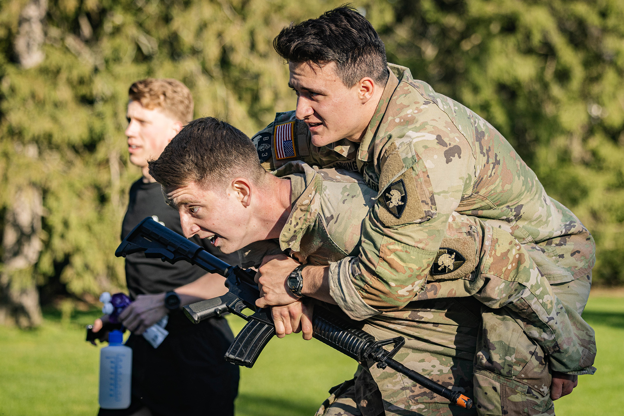 Forty-eight teams participated the Order of March Relay Competition April 22 to determine the order of movement for the 2024 Sandhurst Military Skills Competition hosted at the U.S. Military Academy.   (Photo by Jorge Garcia/USMA PAO)
