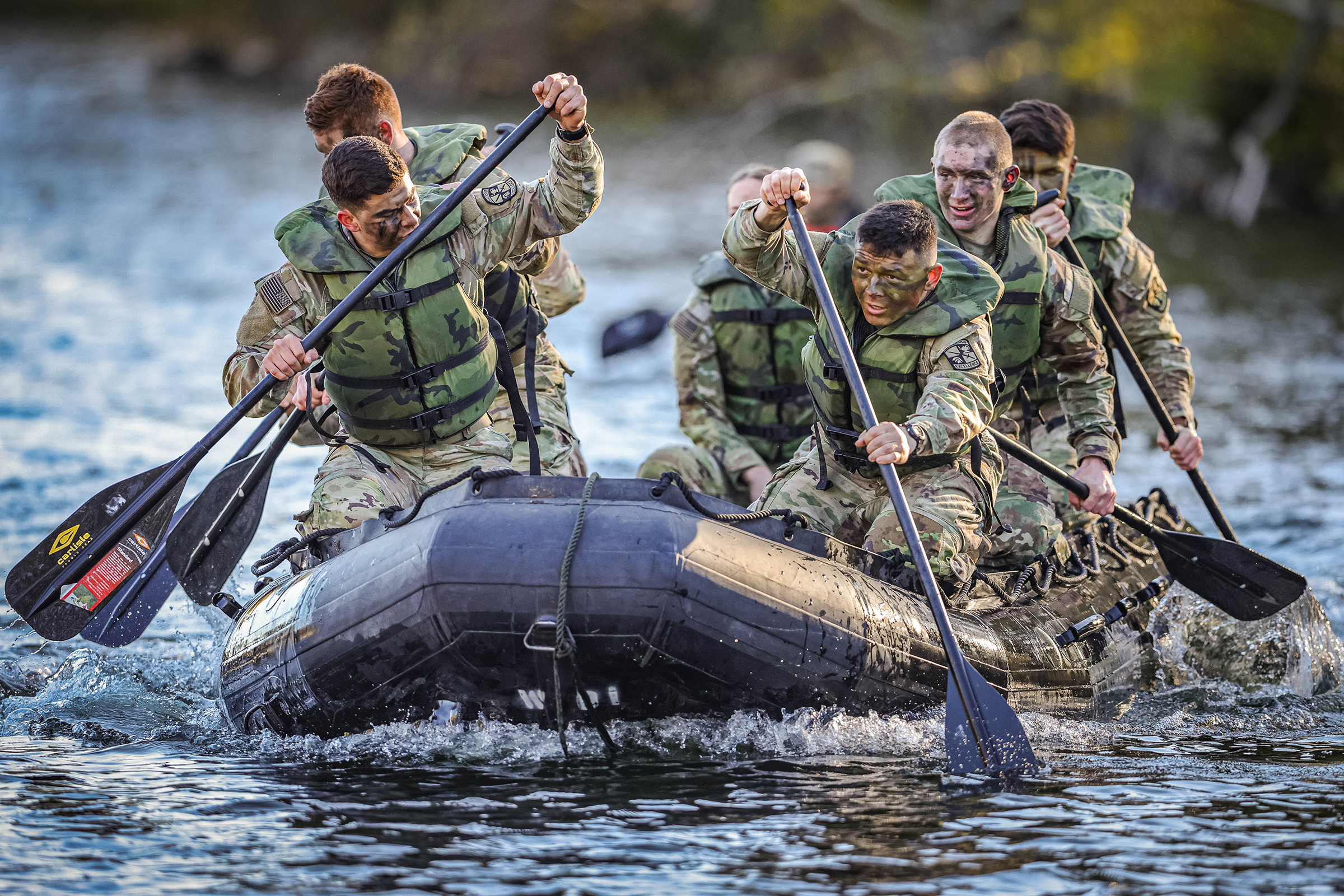 Forty-eight teams competed in the Sandhurst International Military Skills Competition April 26-27 at various locations throughout West Point. The teams consisted of 10 U.S. Military Academy company squads, USMA Black and Gold teams, 17 international teams, three other service academy teams and 16 ROTC teams from across the nation.   (Photo by Jorge Garcia/USMA PAO)