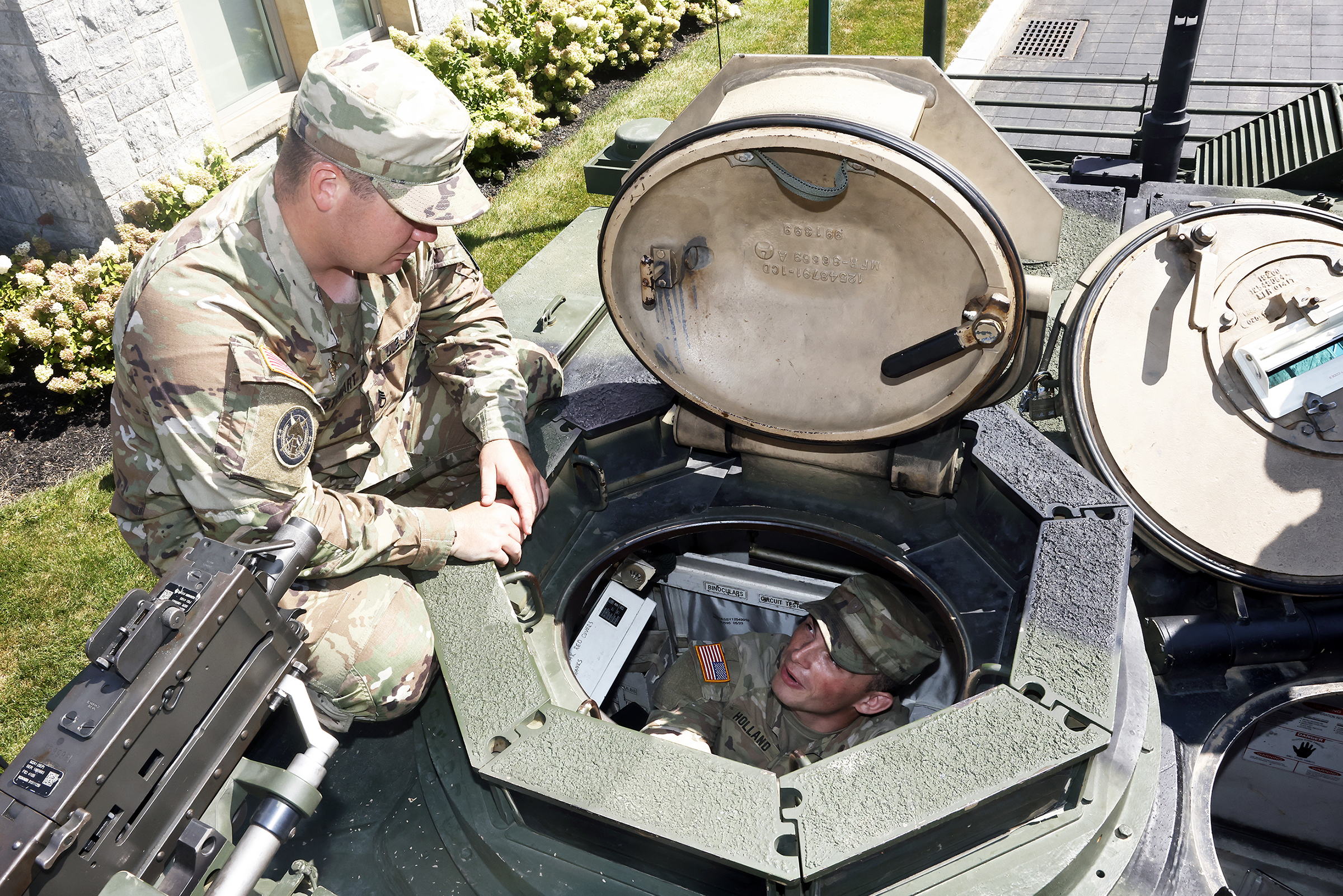 The Corps of Cadets got a glimpse of their future as they ventured throughout Central Area seeing displays from all the Army branches and some functional areas during Branch Week from Aug. 26-29 at West Point. (Photo by Eric S. Bartelt/USMA PAO)