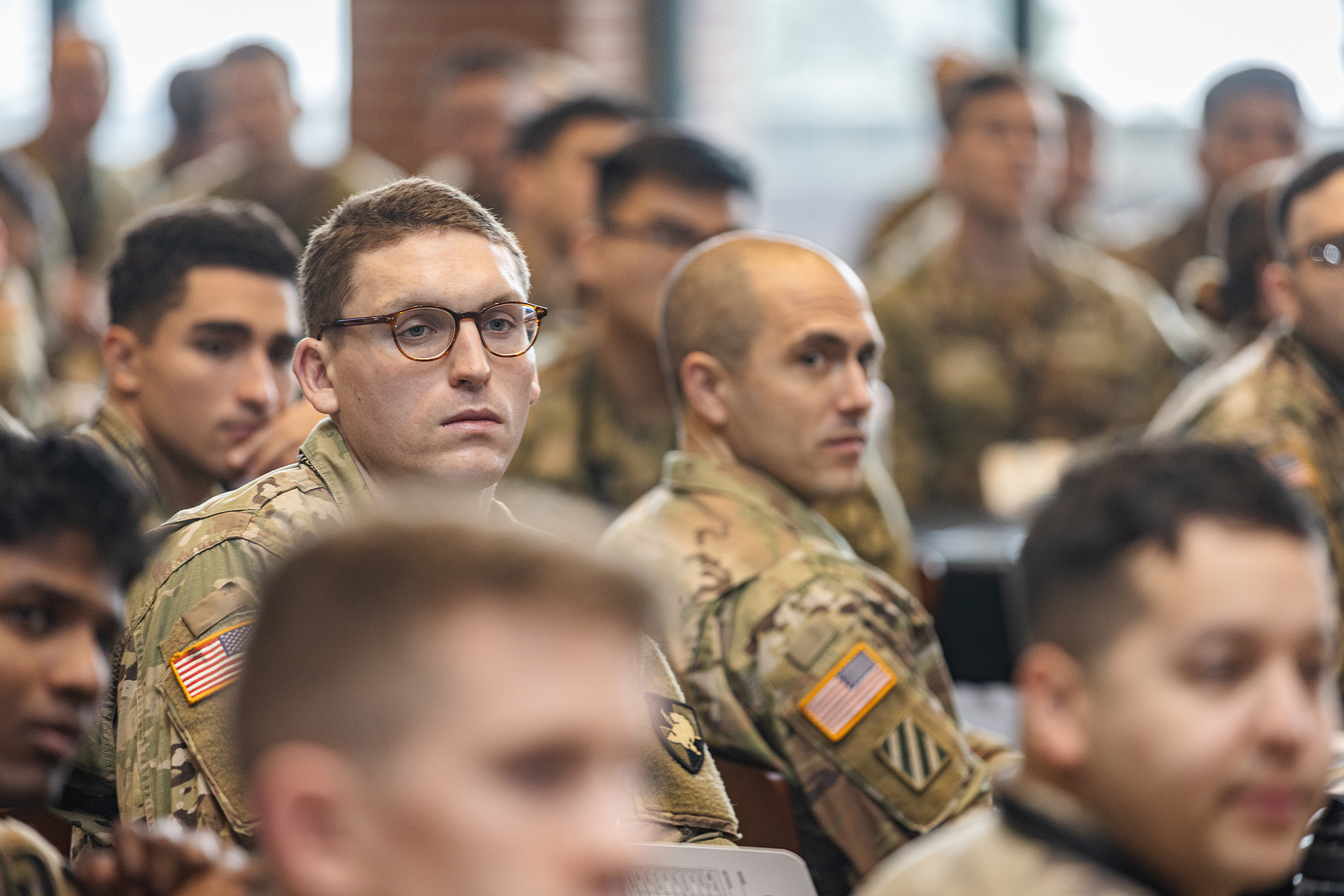 The Cyber Leaders Conference, titled "Company Grade Leadership in Cyber," united ROTC and West Point cadets who were recently selected for the cyber branch with experienced Army cyber personnel, offering our nation’s Cyber officers a unique, highly impactful annual leadership development experience from Jan. 29-31 at U.S. Military Academy, West Point, N.Y.  U.S. Army photo by Jorge Garcia/USMA PAO