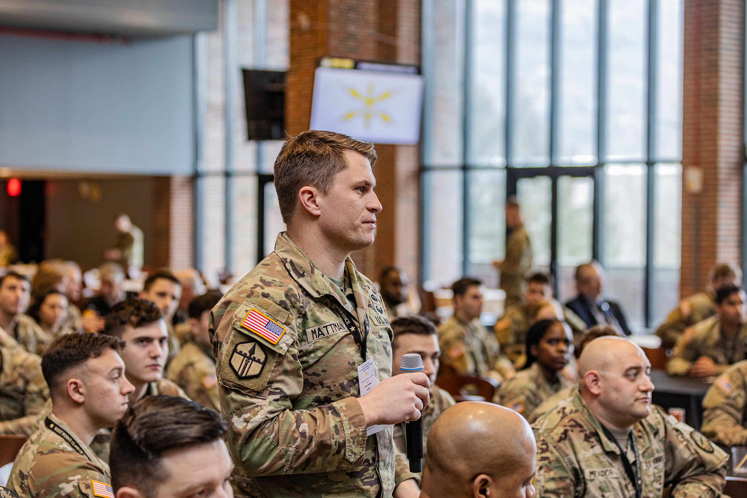 The Cyber Leaders Conference, titled "Company Grade Leadership in Cyber," united ROTC and West Point cadets who were recently selected for the cyber branch with experienced Army cyber personnel, offering our nation’s Cyber officers a unique, highly impactful annual leadership development experience from Jan. 29-31 at U.S. Military Academy, West Point, N.Y.  U.S. Army photo by Jorge Garcia/USMA PAO