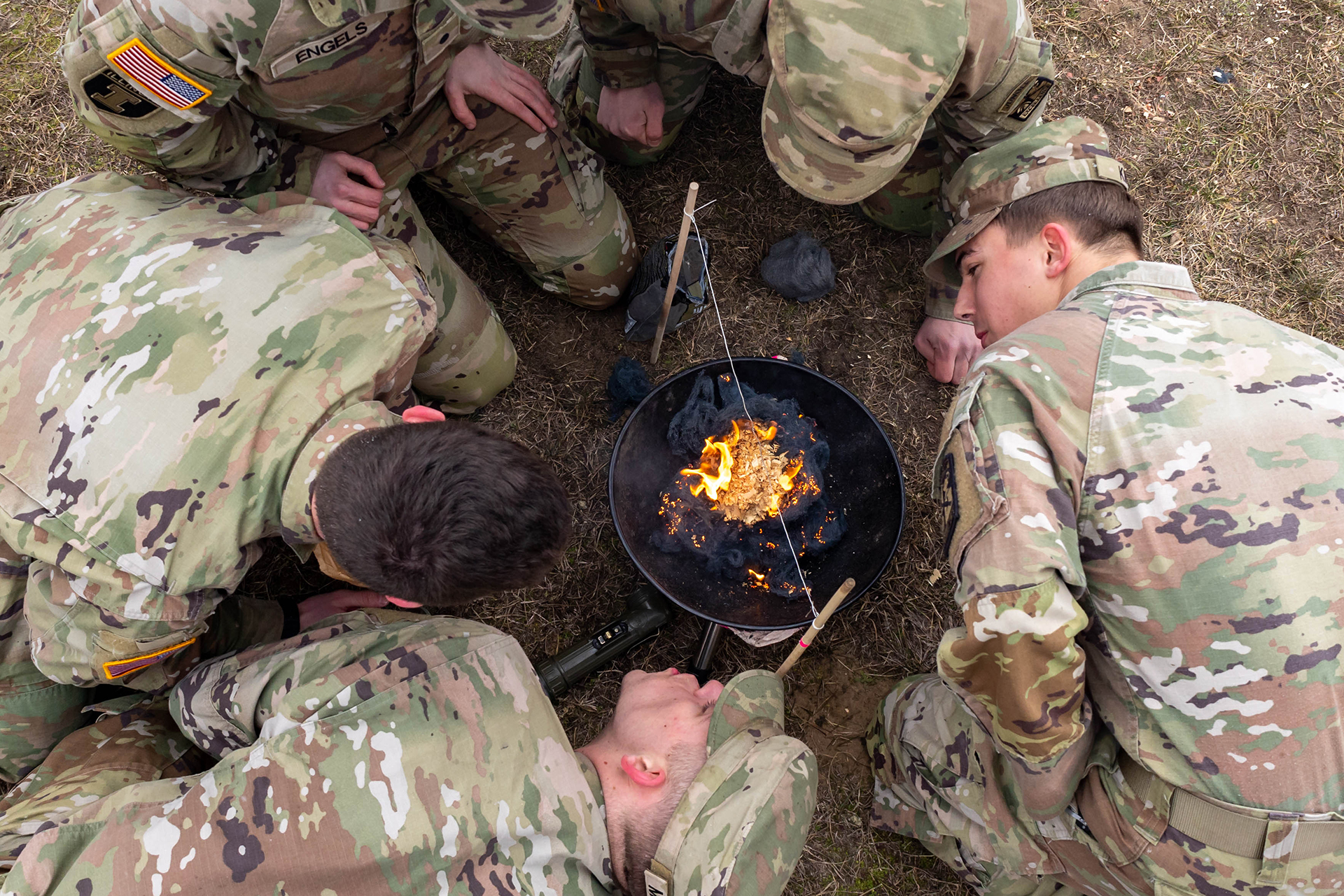 The annual Northern Warfare Challenge, hosted by the Eagle Battalion at University of Wisconsin La Crosse, unfolded with unparalleled intensity and camaraderie on Friday and Saturday, Feb 23-24. Drawing a record 49 teams from coast to coast, this year's event promised to test the mettle of cadets in the crucible of winter survival and endurance.  (Photo by U.S. Army Cadet Command)