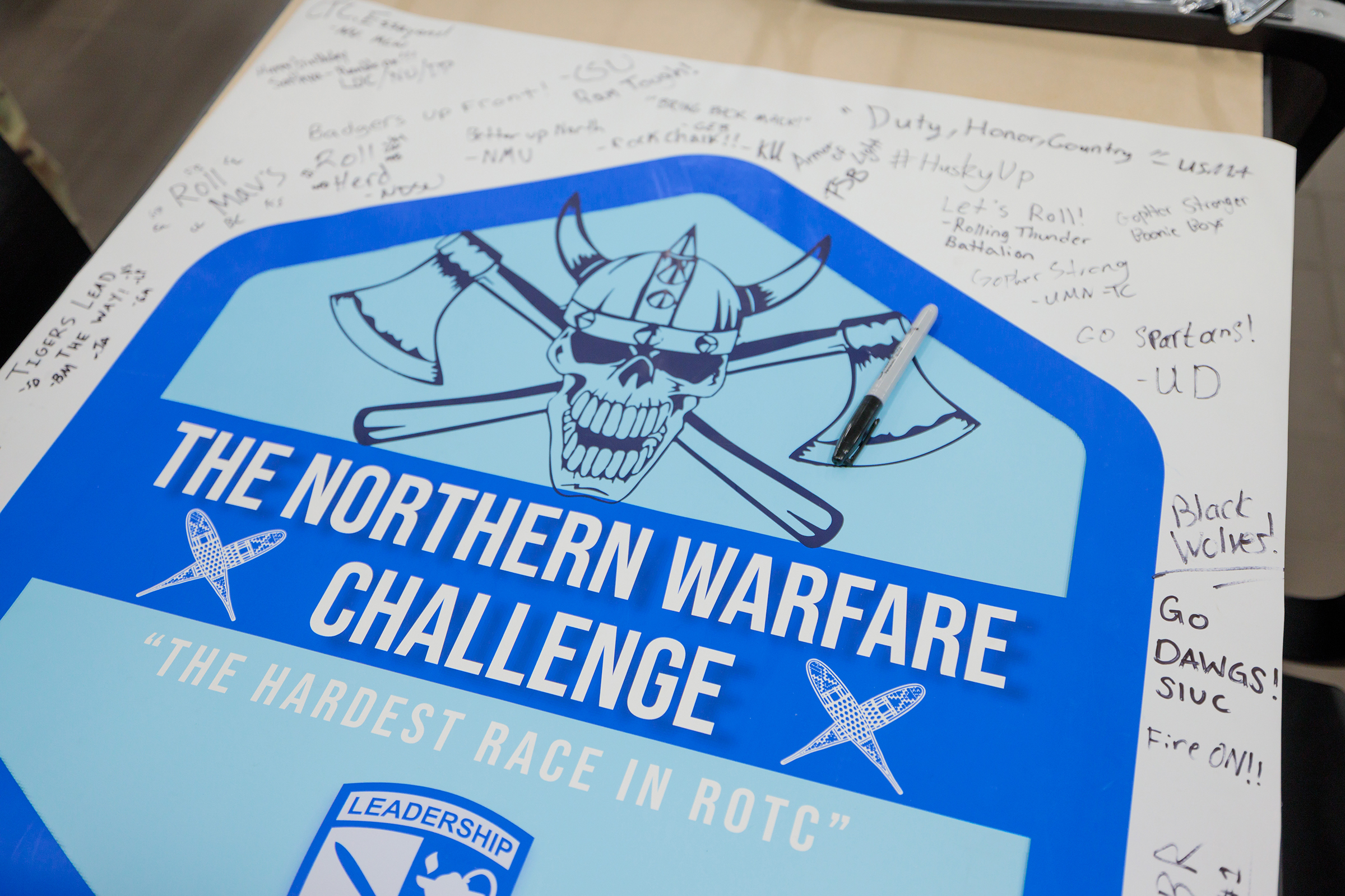 The annual Northern Warfare Challenge, hosted by the Eagle Battalion at University of Wisconsin La Crosse, unfolded with unparalleled intensity and camaraderie on Friday and Saturday, Feb 23-24. Drawing a record 49 teams from coast to coast, this year's event promised to test the mettle of cadets in the crucible of winter survival and endurance.  (Photo by U.S. Army Cadet Command)