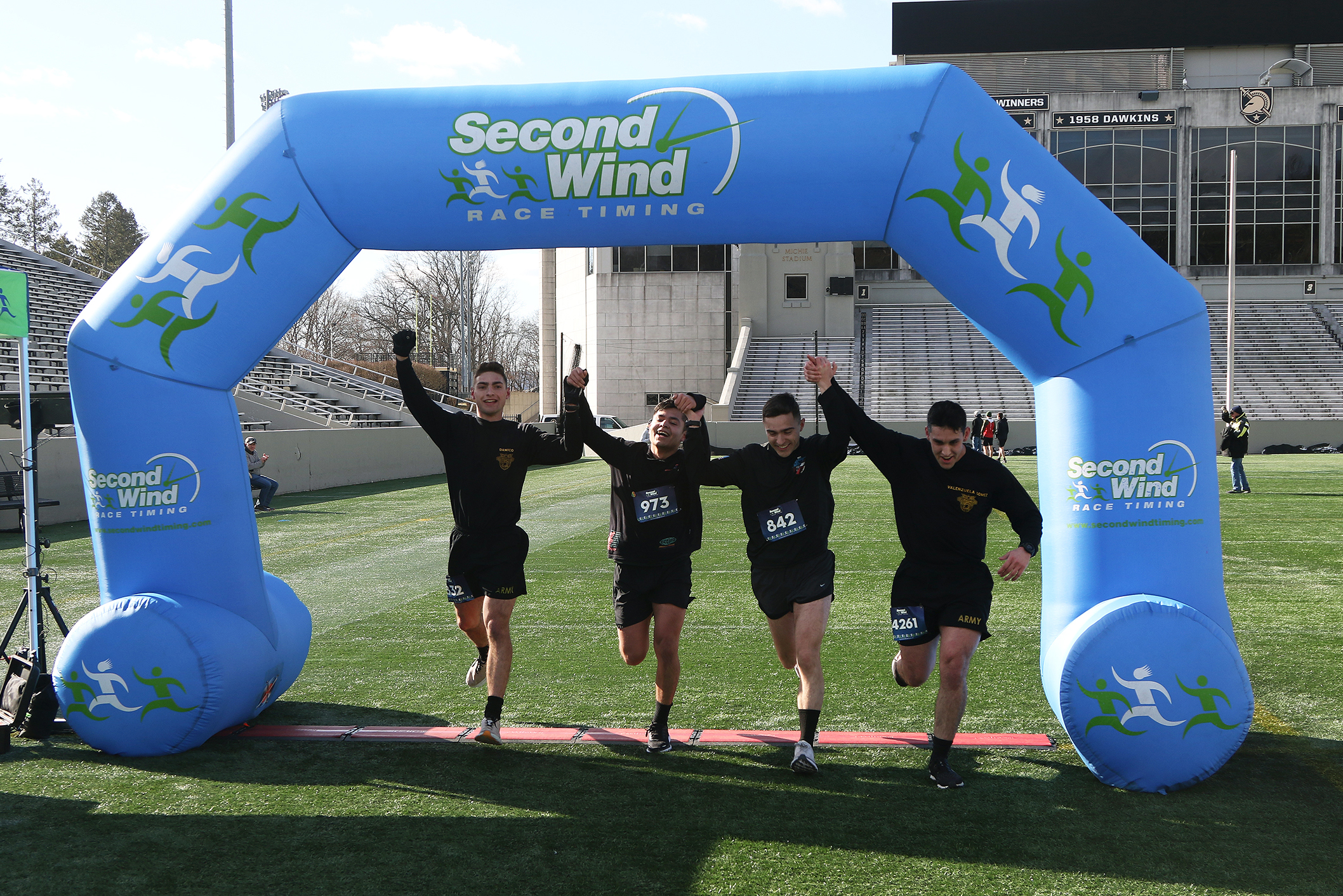 This year’s West Point Half-Marathon/Fallen Comrades Run and one-mile Kids Run race will be held in person on Sunday, March 17. This race is dedicated to members of the Long Gray Line who have gone to war and paid the ultimate sacrifice. We honor and celebrate their memory as we build camaraderie through friendly competition.   (Photo by Eric S. Bartelt/PV)