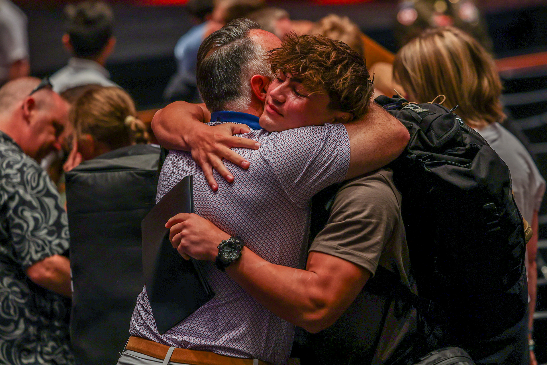 Parents of the U.S. Military Academy Class of 2028 take in the West Point environment as their children begin their 47-month journey at the academy on Reception Day on July 1.  (Photo by Sgt. 1st Class Alan Brutus/USMA PAO)