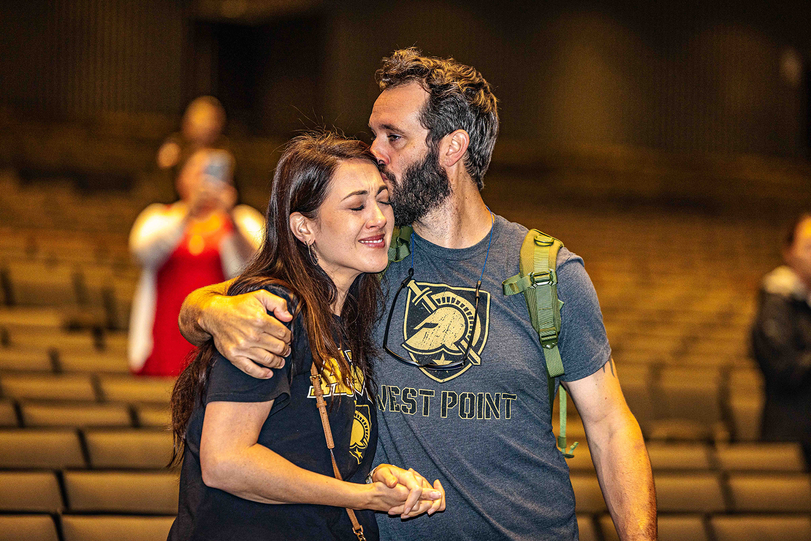 Parents of the U.S. Military Academy Class of 2028 take in the West Point environment as their children begin their 47-month journey at the academy on Reception Day on July 1.  (Photo by Sgt. 1st Class Alan Brutus/USMA PAO)