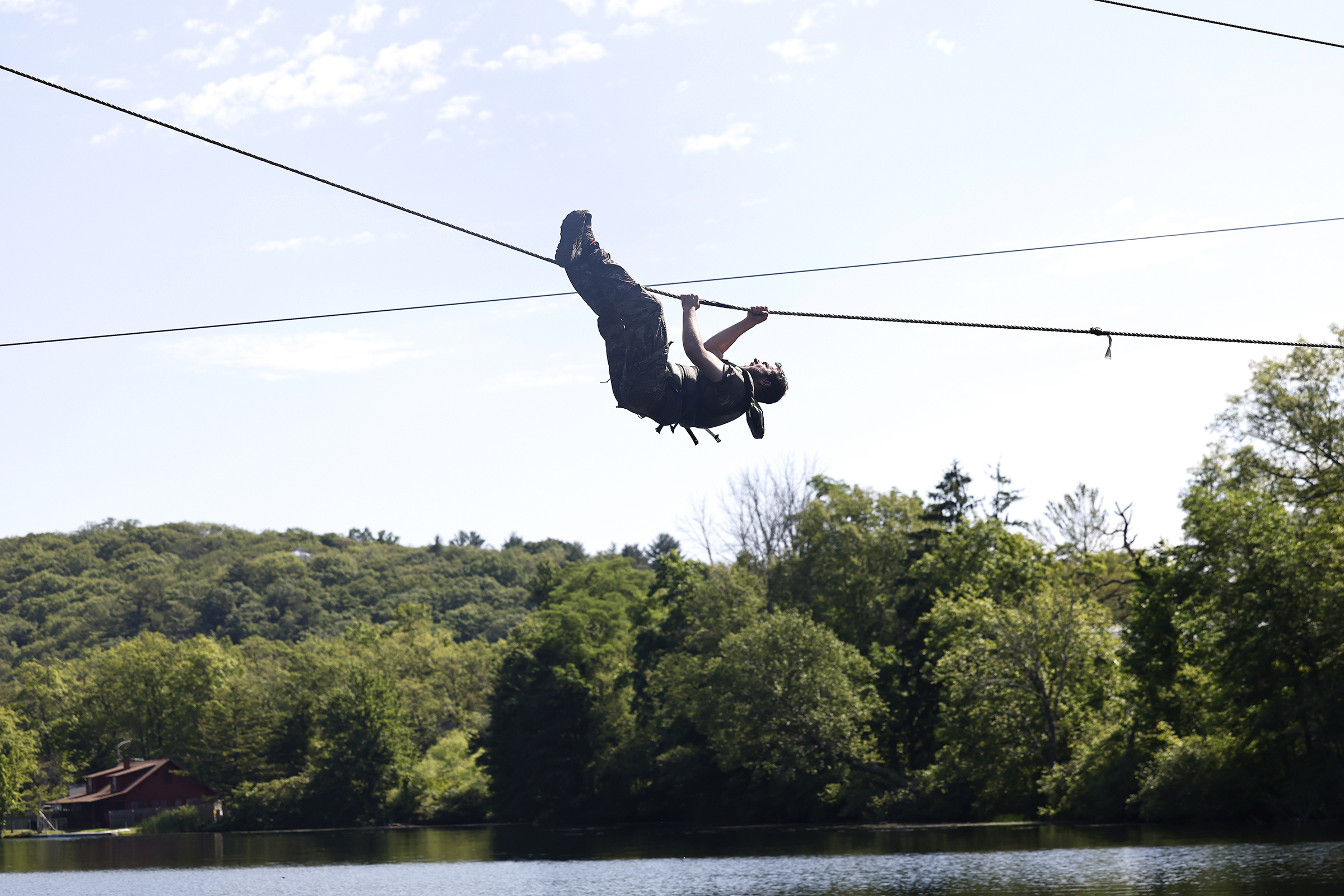 The Simon Center for the Professional Military Ethic and the Department of Military Instruction conducted a Civilian Military Experience (CivMX) for civilian staff, faculty and coaches to immerse in the training experience of cadets and foster a shared understanding about the requirements of the Army profession.  It was a three-day, two-night course from June 5-7, which allowed the 18 participants to engage in a combination of lessons, reflections, field exercises and leadership/fellowship roles to develop 