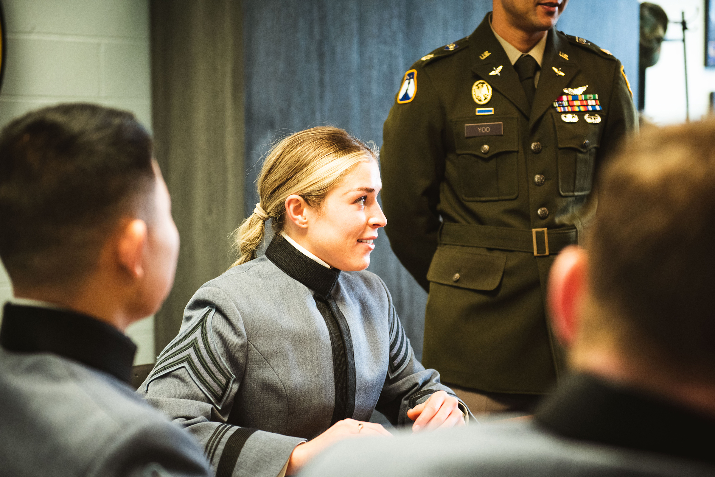 West Point’s Engineering Management Program received the 2023 American Society for Engineering Management (ASEM) Founder’s Award. The Department of Systems Engineering Management Program has won this award 18 times since 1991. In addition to earning the top program award, West Point also earned the 2023 ASEM Founder’s Award for the Best Student Chapter. The Student Chapter has won this award six times since 2001.  (Photo by Elizabeth Woodruff/USMA PAO)