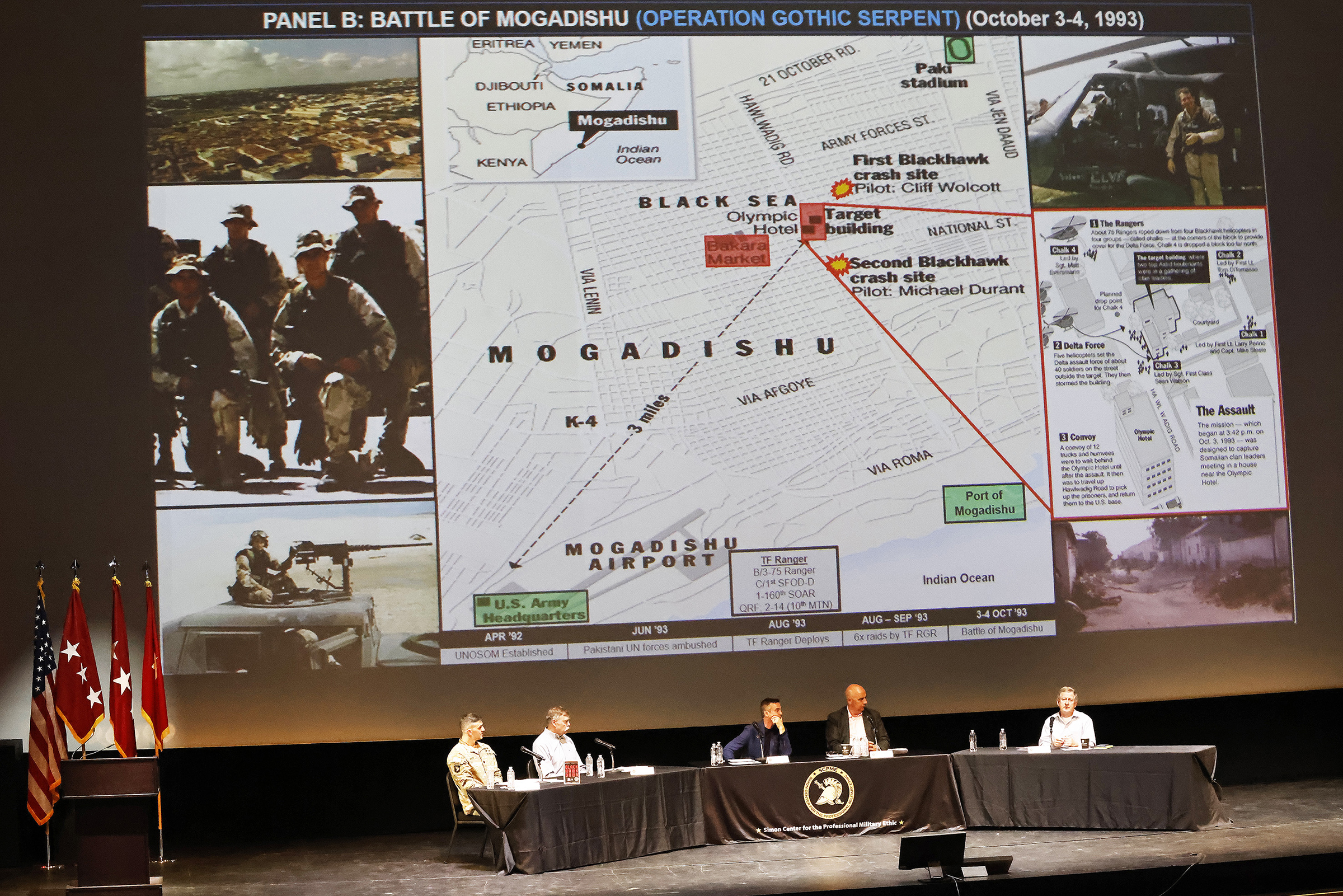 The first-class cadets, with staff and faculty, participated in the Mission Command Conference (MCC) from March 19-20 at Eisenhower Hall, where they were presented real-world challenges by the officers and noncommissioned officers who had boots on the ground in dire situations to help reinforce the importance of character and leading through mission command.  This year’s conference theme was “Establishing Trust: A Legacy at Home and Abroad,” and it allowed cadets to listen and discuss with the panel members