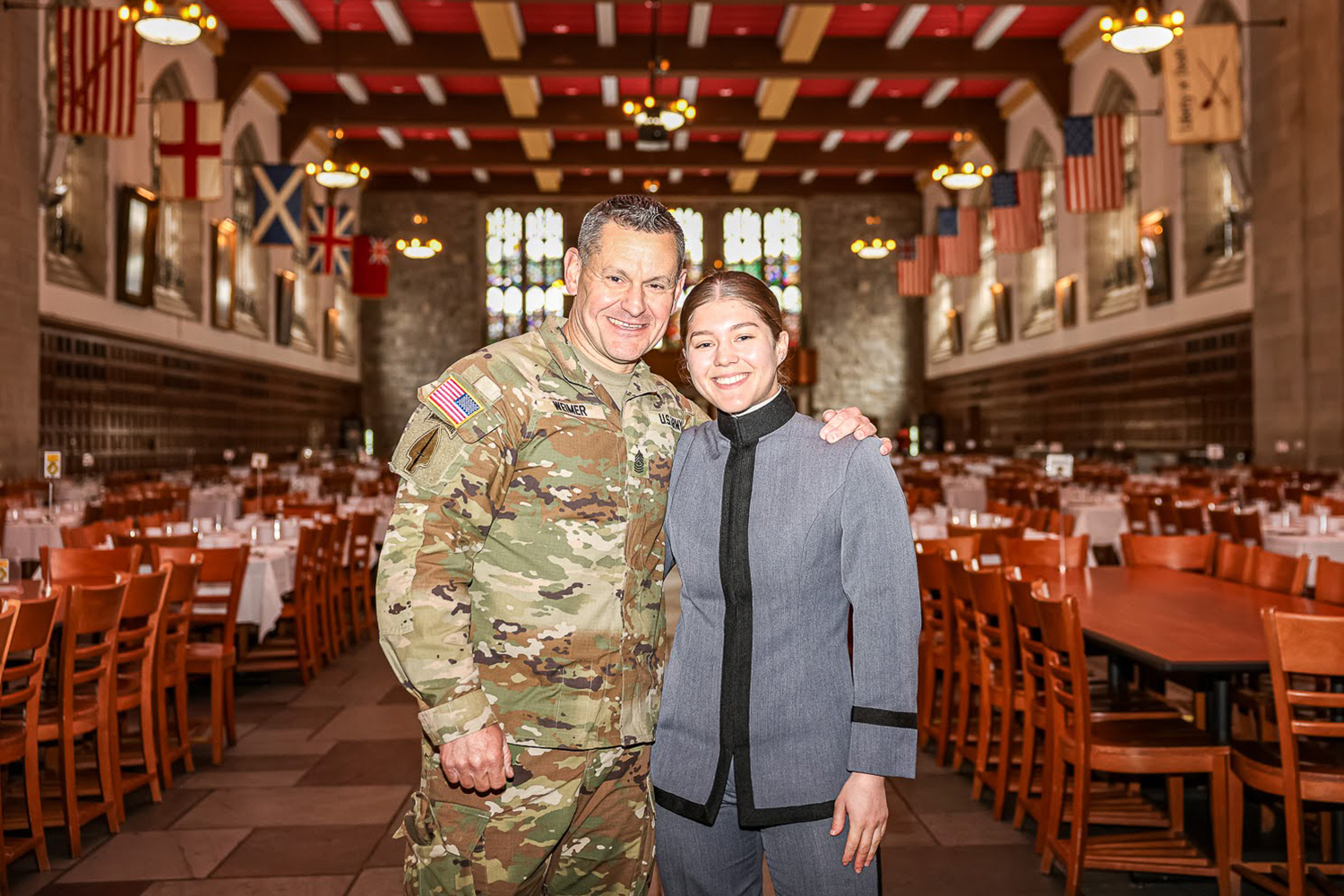 Cadets from the U.S. Military Class of 2027 spent time with family and friends during Plebe-Parent Weekend March 22-23 at West Point.   (Photo by Jorge Garcia/USMA PAO)