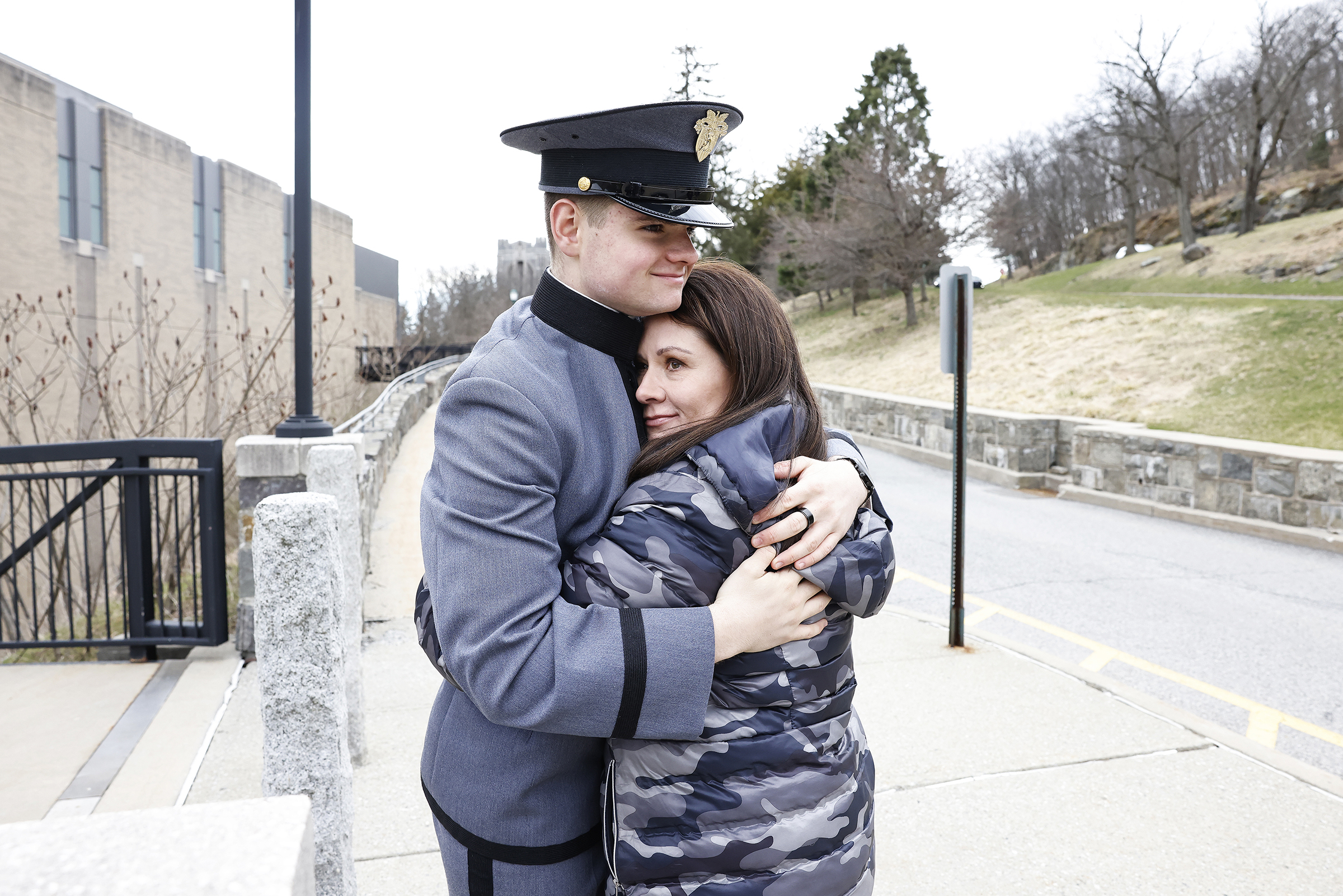 Cadets from the U.S. Military Class of 2027 spent time with family and friends during Plebe-Parent Weekend March 22-23 at West Point.   (Photo by Eric S. Bartelt/USMA PAO)