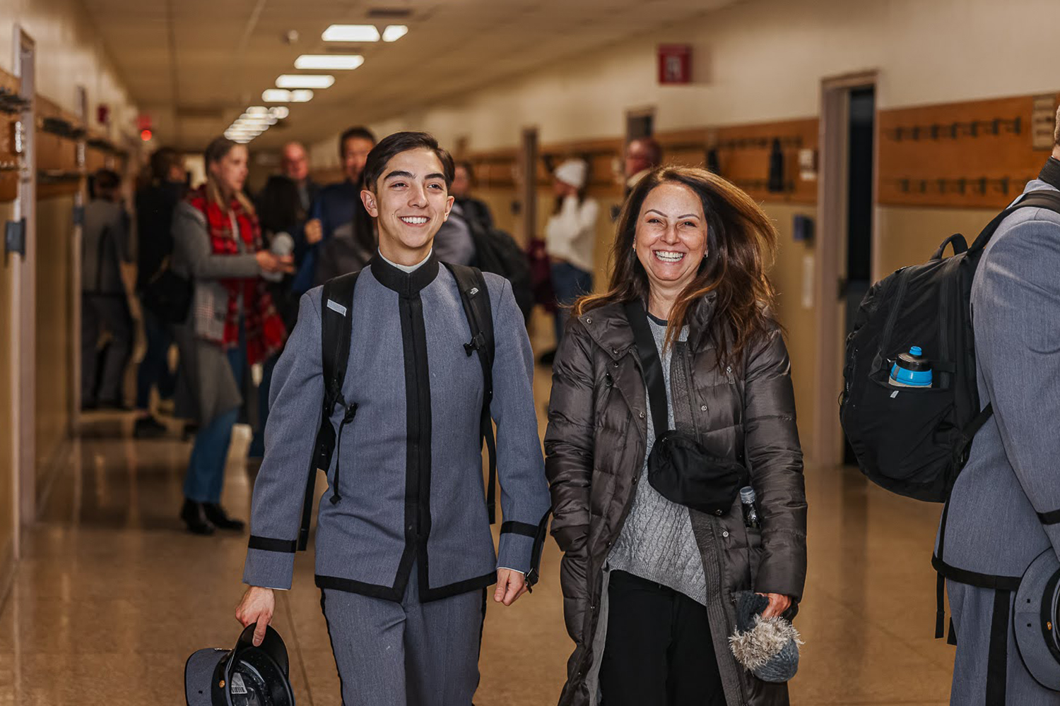 Cadets from the U.S. Military Class of 2027 spent time with family and friends during Plebe-Parent Weekend March 22-23 at West Point.   (Photo by Jorge Garcia/USMA PAO)