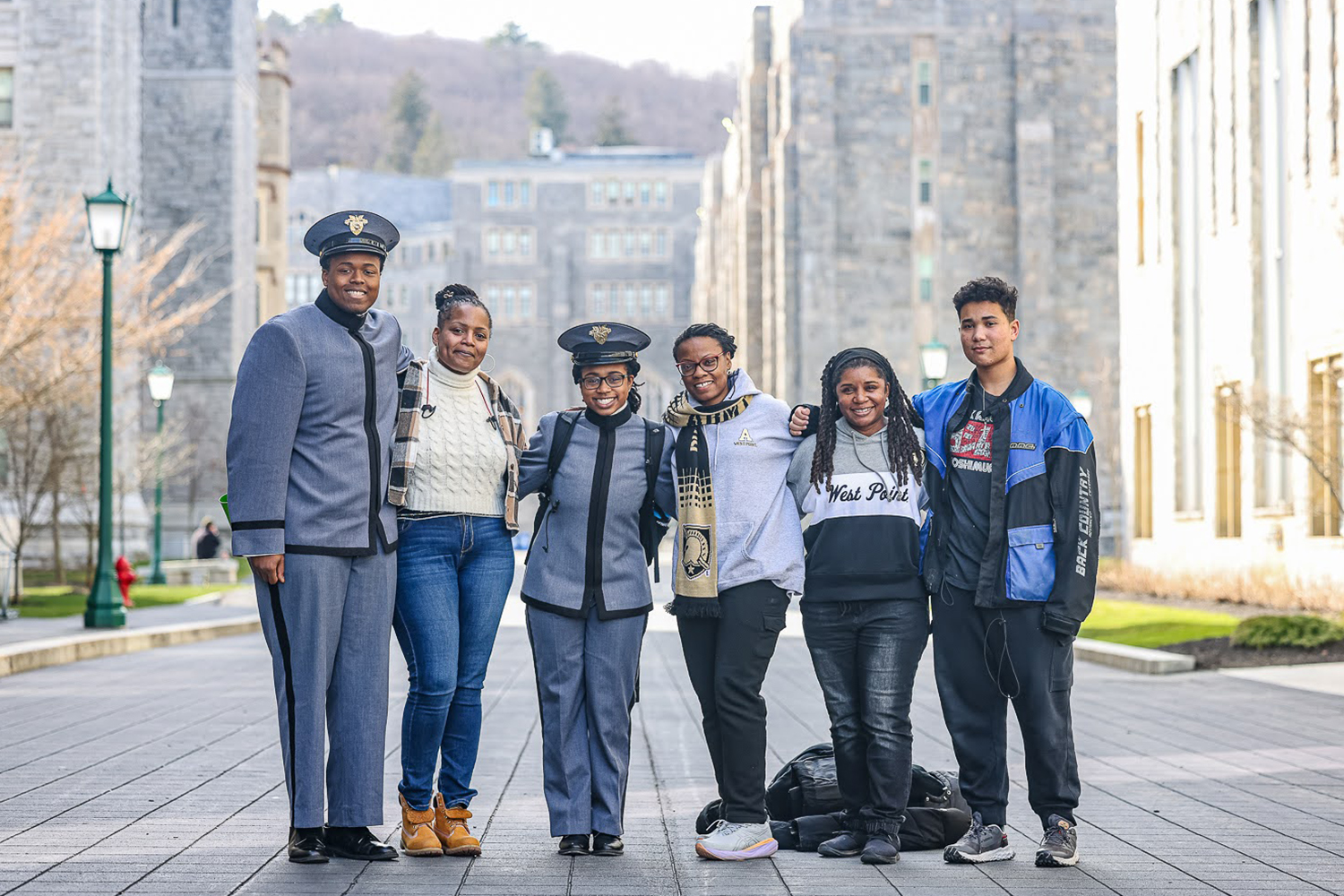 Cadets from the U.S. Military Class of 2027 spent time with family and friends during Plebe-Parent Weekend March 22-23 at West Point.   (Photo by Jorge Garcia/USMA PAO)
