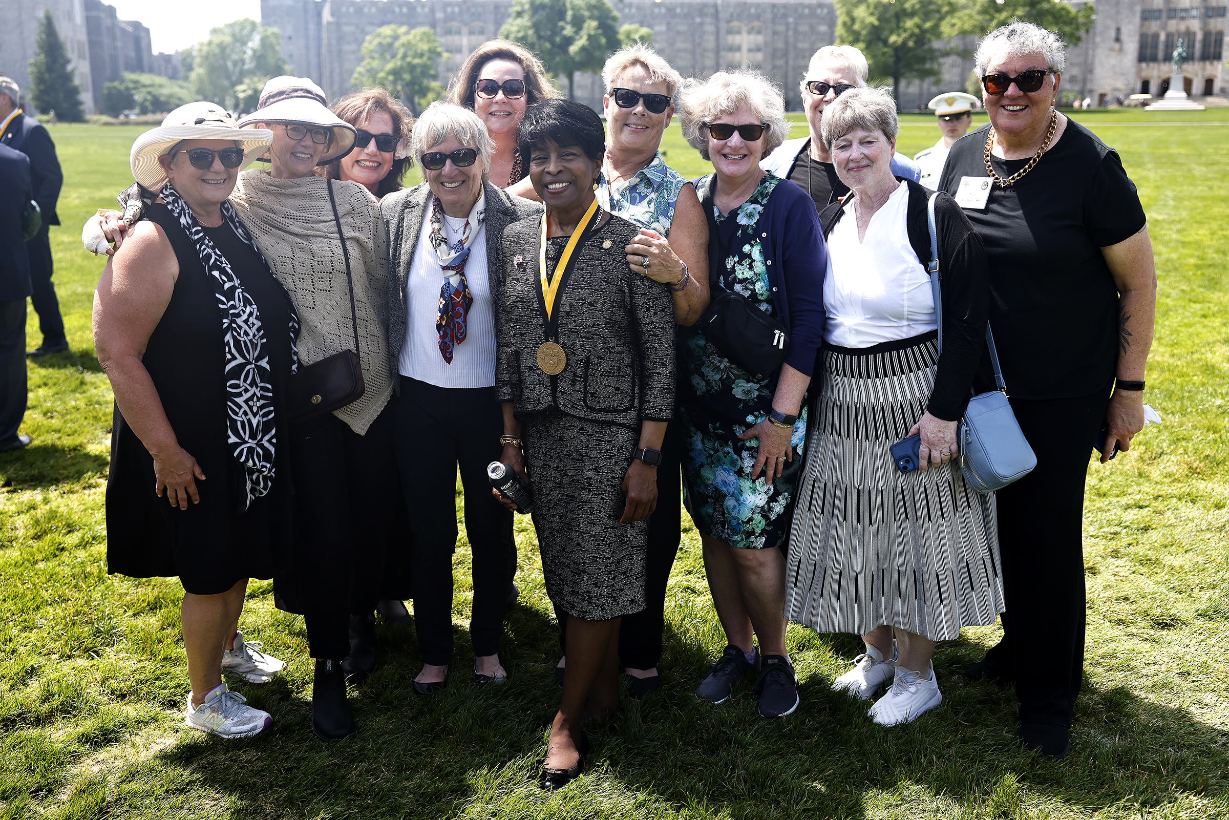 U.S. Military Academy alumni ceremonies took place May 21, which included a Medal of Honor Dedication ceremony, alumni wreath laying ceremony, the Corps of Cadets Alumni Review and the presentation of the West Point Association of Graduates' Distinguished Graduate Awards.   (Photo by Eric S. Bartelt/USMA PAO)