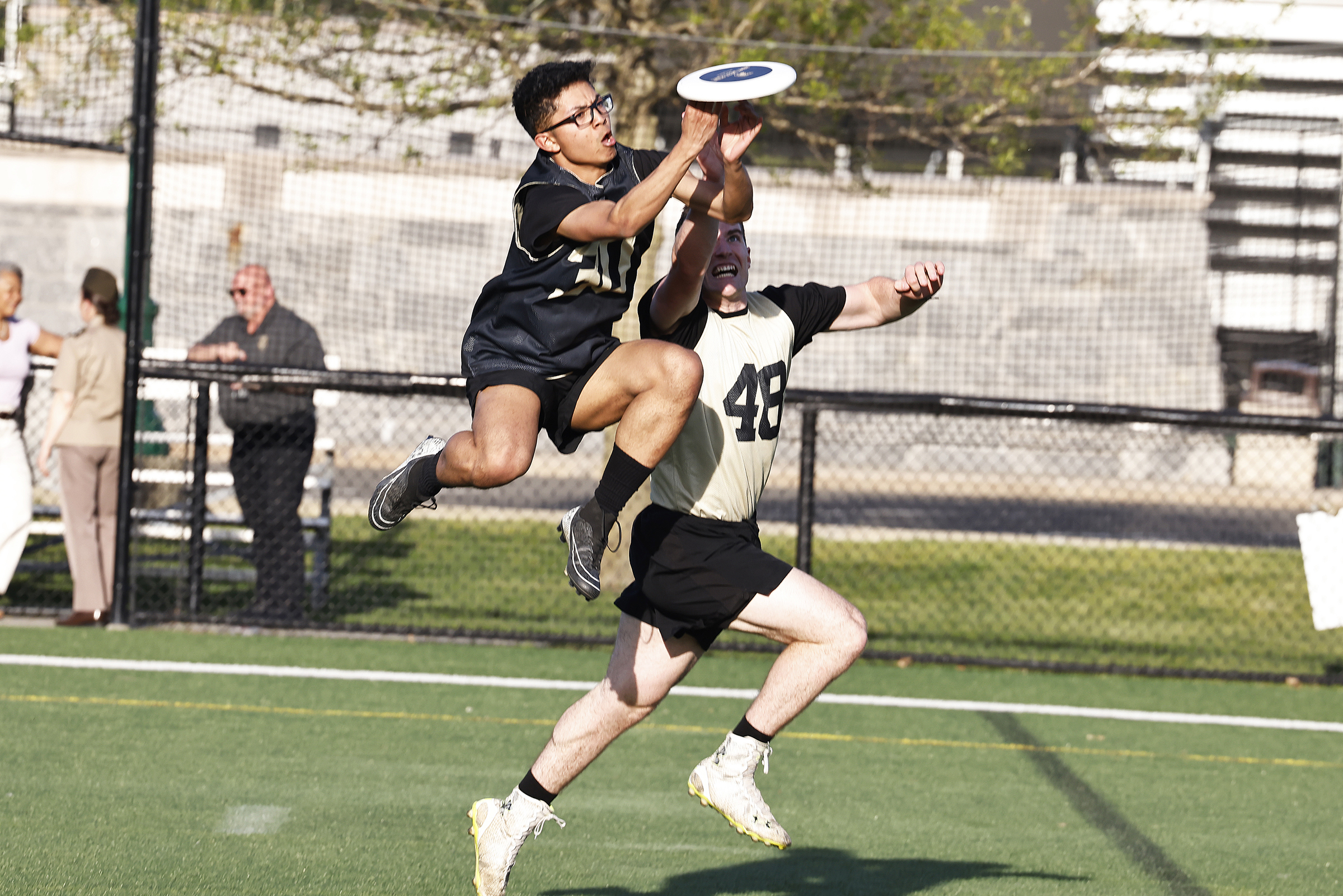 Company Athletics squads competed for the Spring Brigade Championships in Orienteering, Flickerball, Team Handball, Functional Fitness, Grappling and Ultimate Frisbee on May 7 at Daly Field and the Arvin Cadet Physical Development Center.  (Photo by Eric S. Bartelt/USMA PAO)