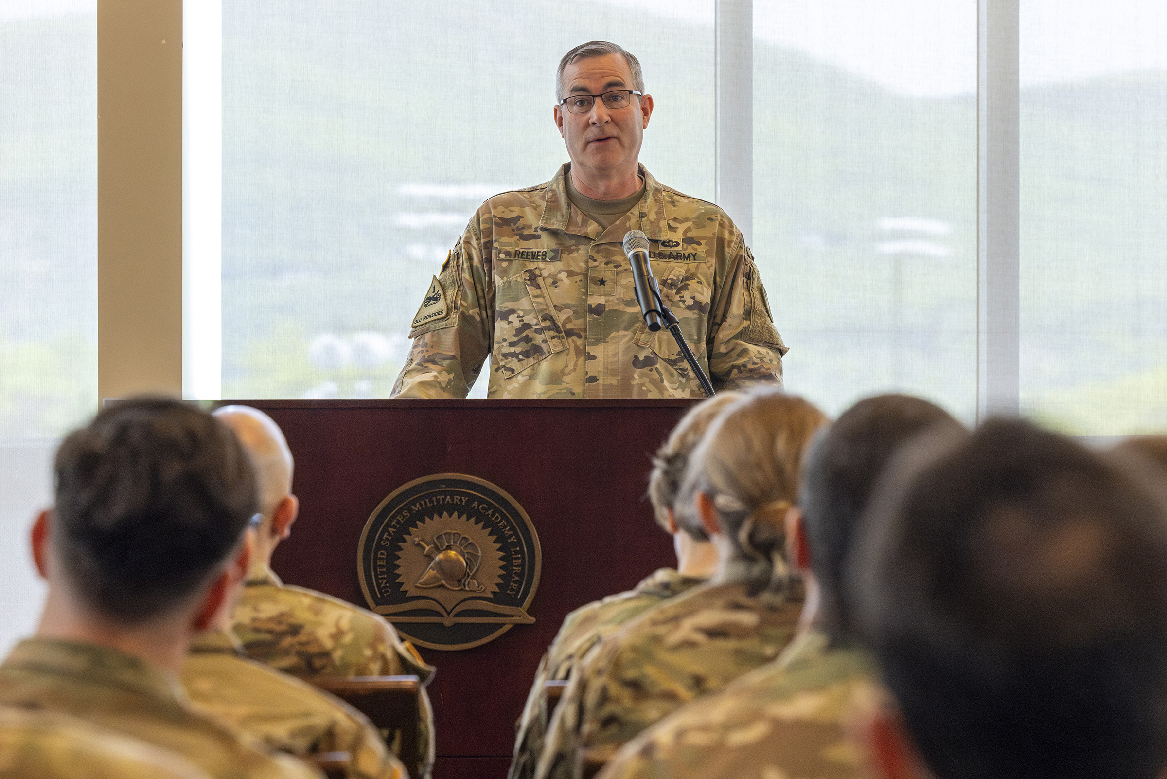 The Center for Faculty Excellence presents the Dean's Awards Ceremony, a celebration of Dean's Awards winners and the Master Teacher Program graduates on May 13 in the Haig Room at Jefferson Hall.    (Photo by Christopher Hennen/USMA PAO)