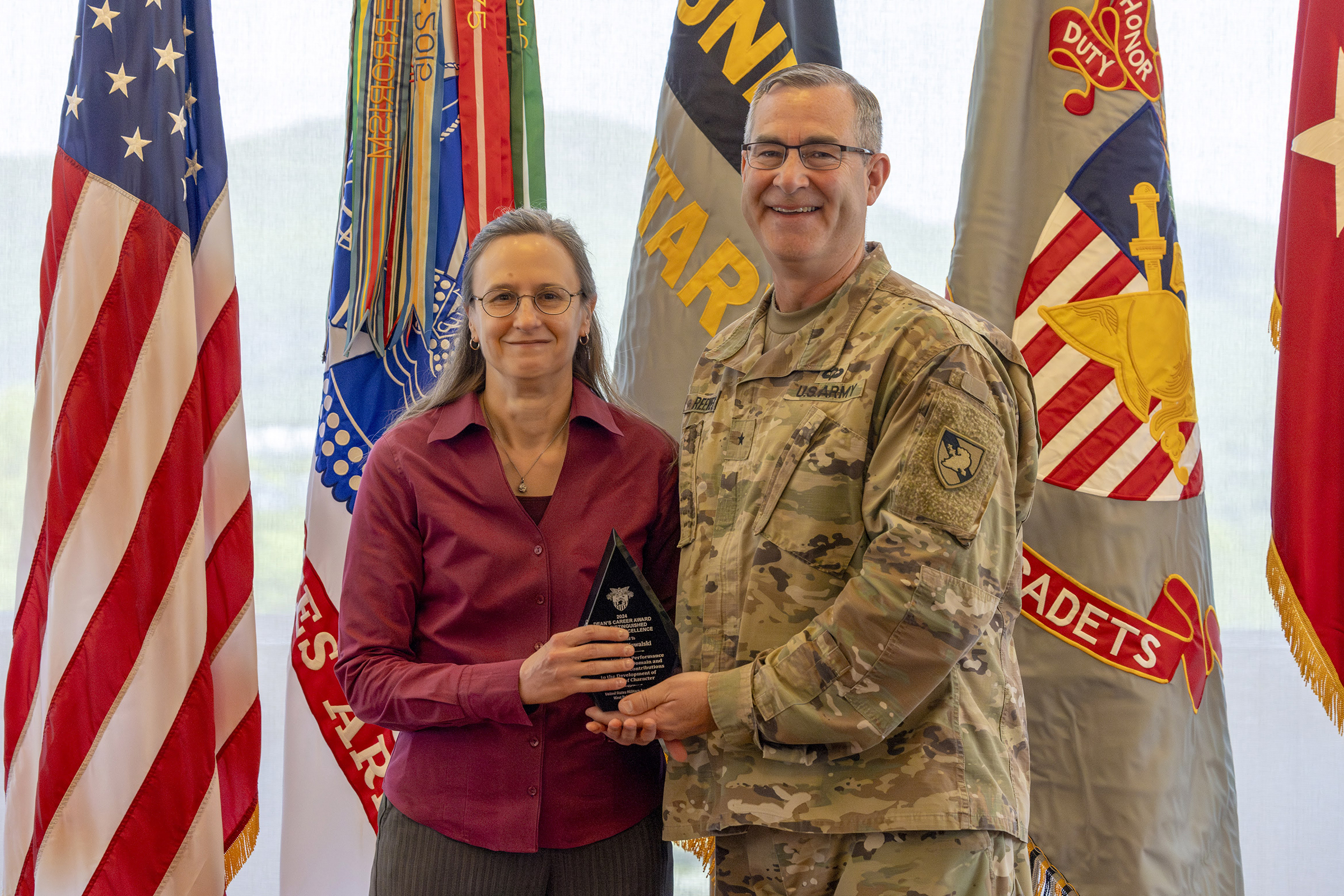 The Center for Faculty Excellence presents the Dean's Awards Ceremony, a celebration of Dean's Awards winners and the Master Teacher Program graduates on May 13 in the Haig Room at Jefferson Hall.    (Photo by Christopher Hennen/USMA PAO)