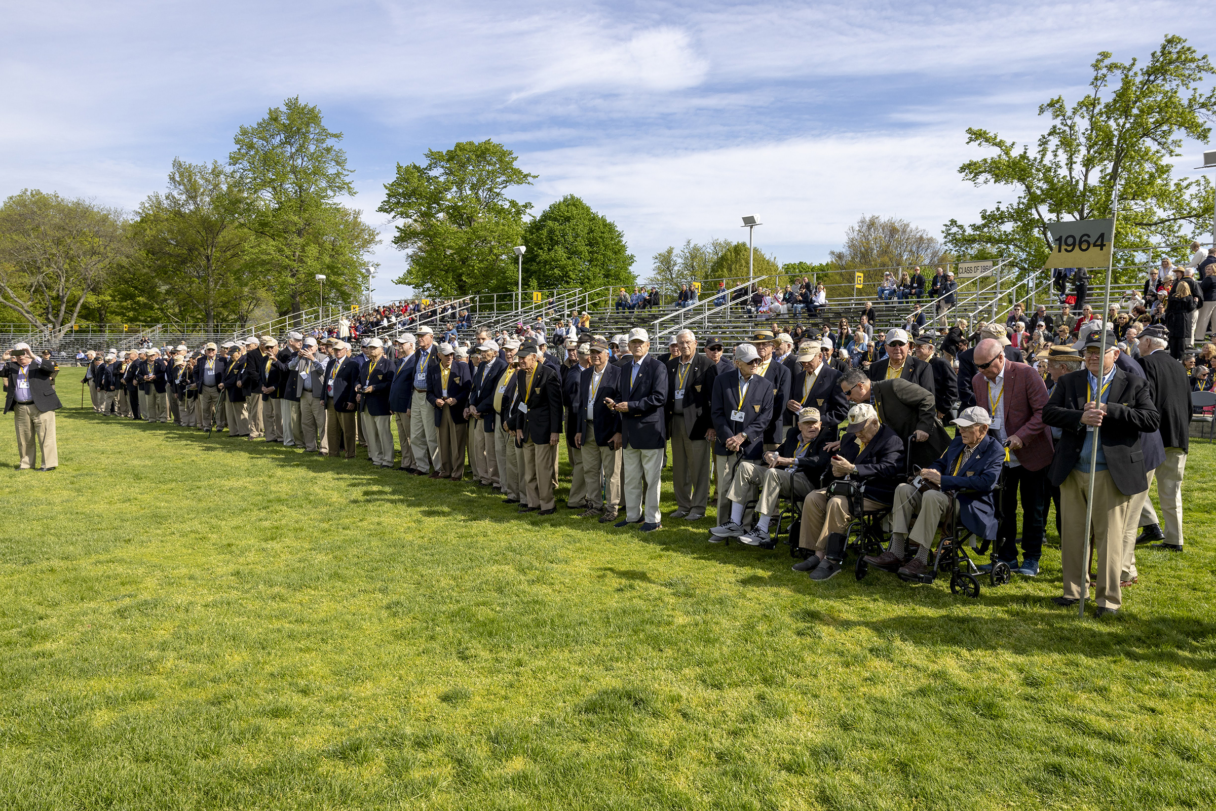 The U.S. Military Academy Corps of Cadets paraded in honor of the 50th annual Retiree Appreciation Day on May 4 on The Plain.   (Photo by Christopher Hennen/USMA PAO)