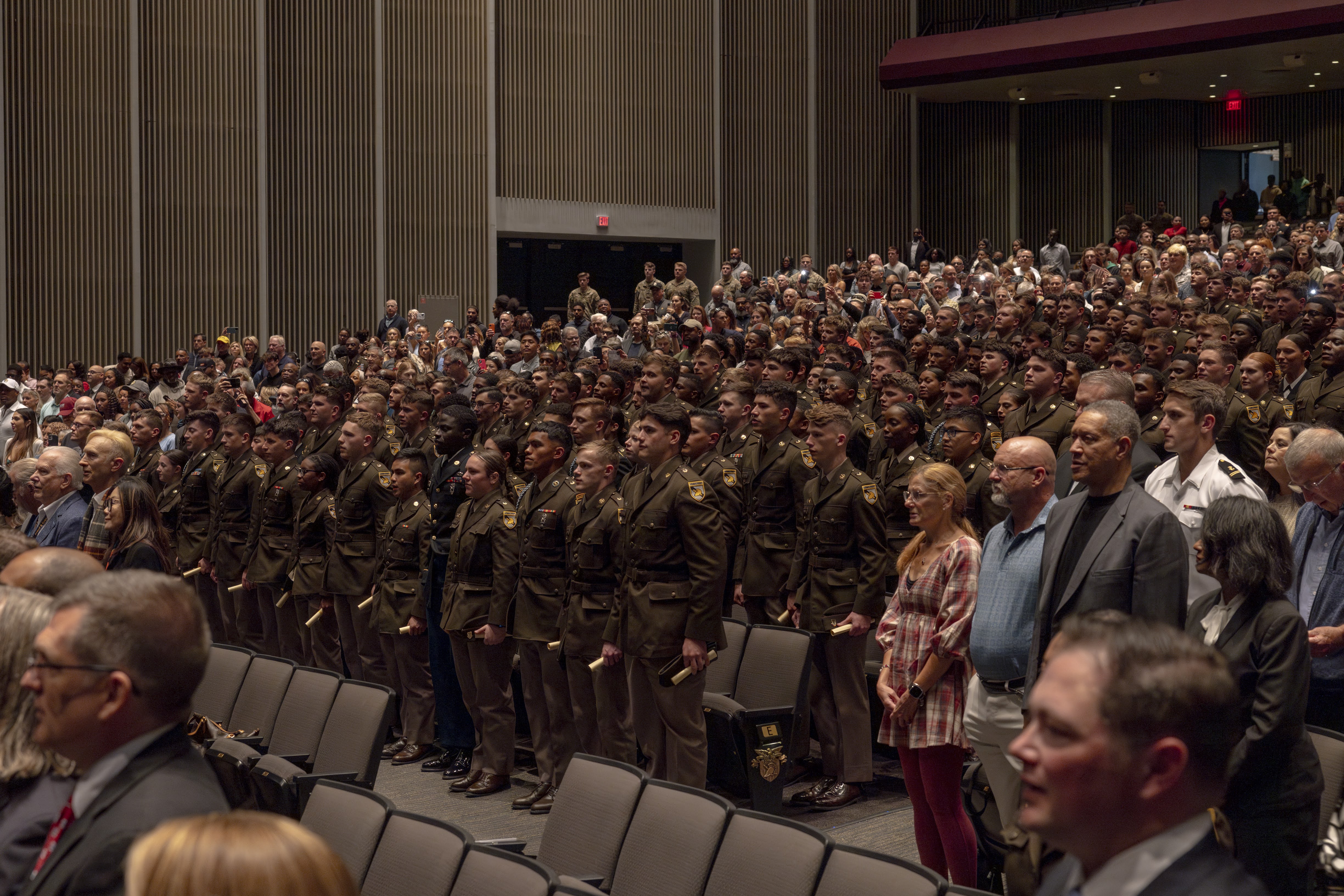 The U.S. Military Academy Preparatory School honored its Class of 2024 on its achievement with a Graduation Ceremony on May 11 at Eisenhower Hall Theatre.  (Photo by Christopher Hennen/USMA PAO)