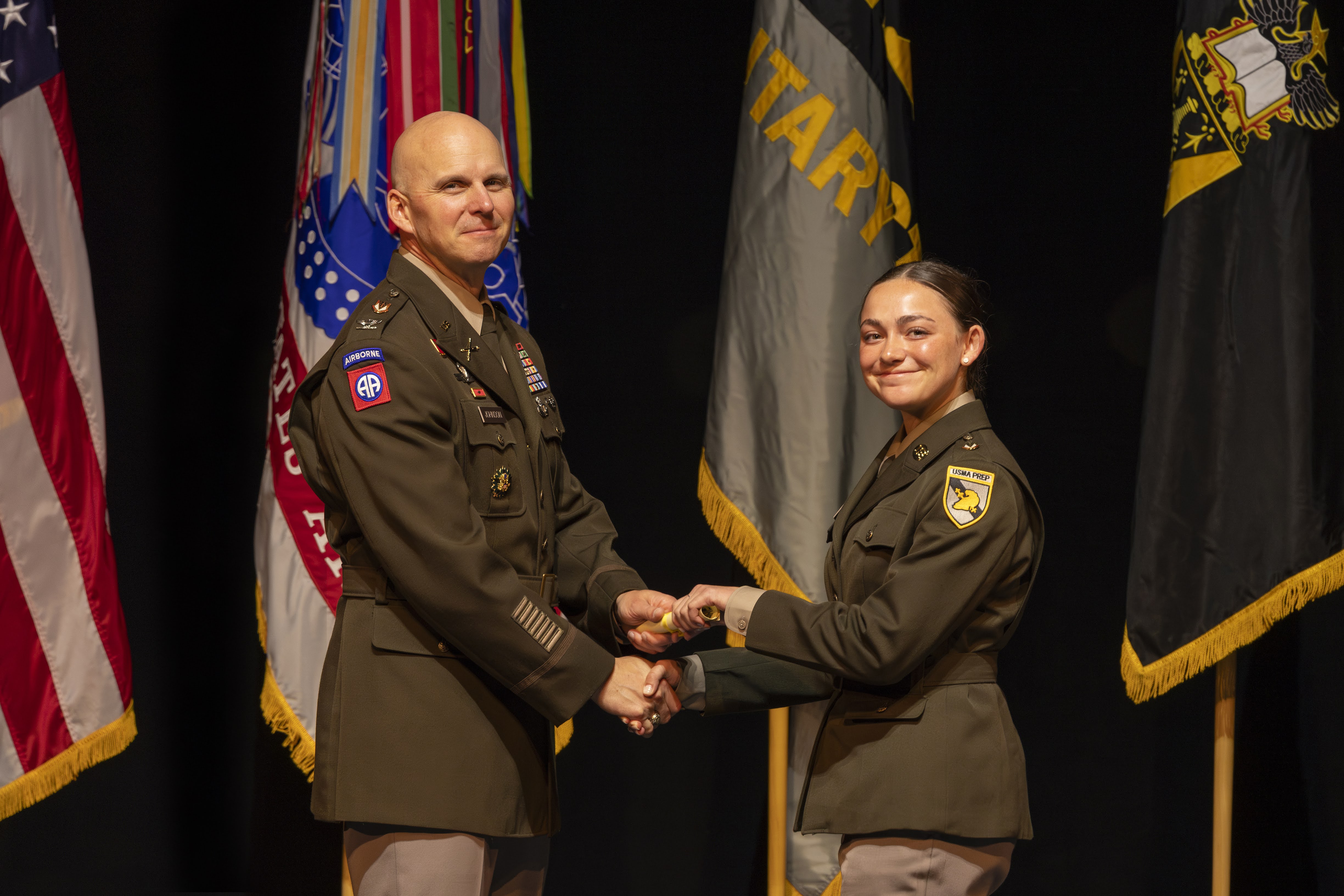 The U.S. Military Academy Preparatory School honored its Class of 2024 on its achievement with a Graduation Ceremony on May 11 at Eisenhower Hall Theatre.  (Photo by Christopher Hennen/USMA PAO)