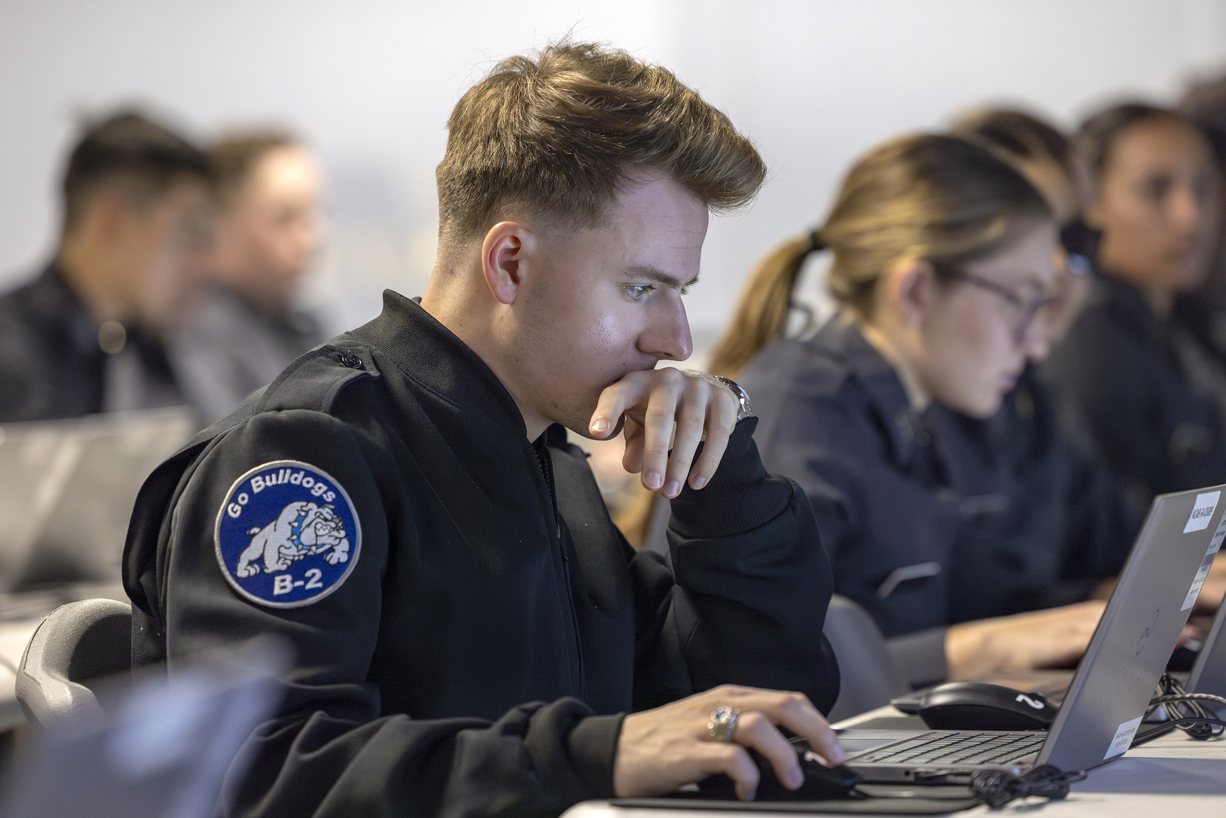 In supporting the Department of Defense and the Army’s Warfighter Brain Health Initiative, members of the U.S. Army Office of the Surgeon General (OTSG) spent two days, Nov. 4-5, testing the baseline cognitive assessments of U.S. Military Academy first-class cadets.  (Photo by Christopher Hennen/USMA PAO-VI)
