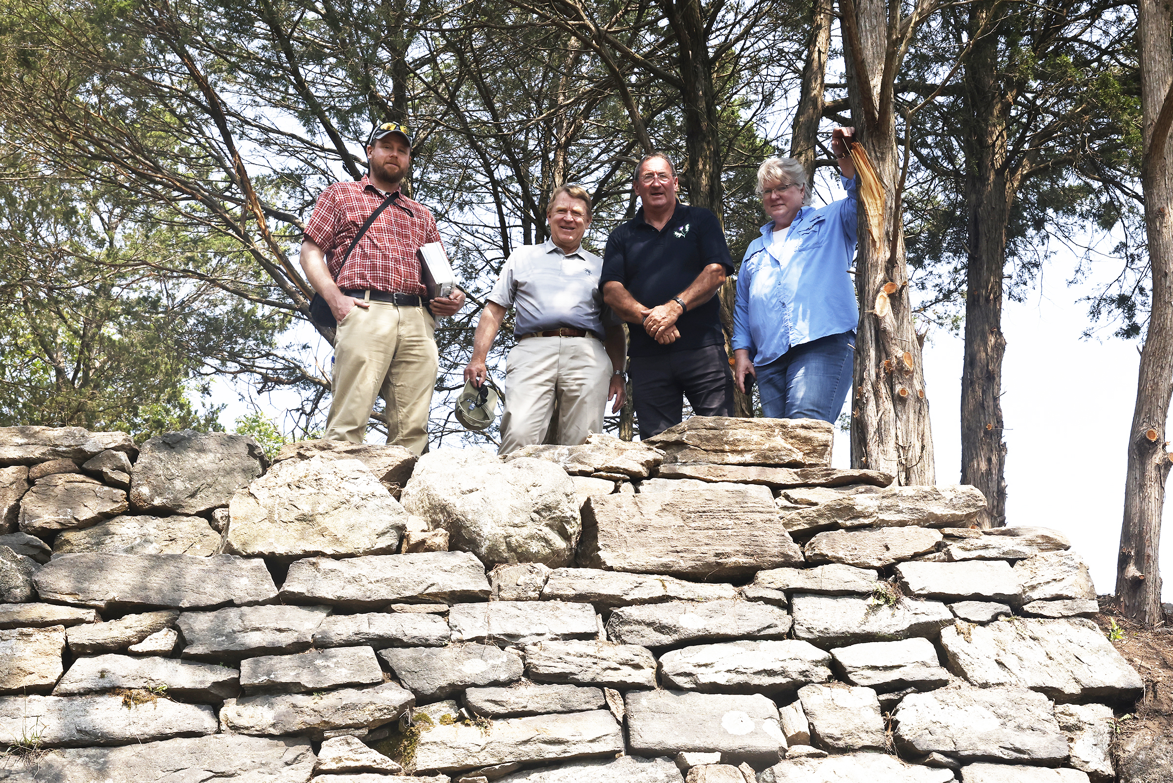 Through the Fortress West Point Project, the goal over the next eight years is to preserve the George Washington fortification system in celebration of the 250th anniversary of the American Revolution (1775-1783), which includes several defense fortification positions being resurrected during the semiquincentennial period.  (Photo by Eric S. Bartelt/USMA PAO)