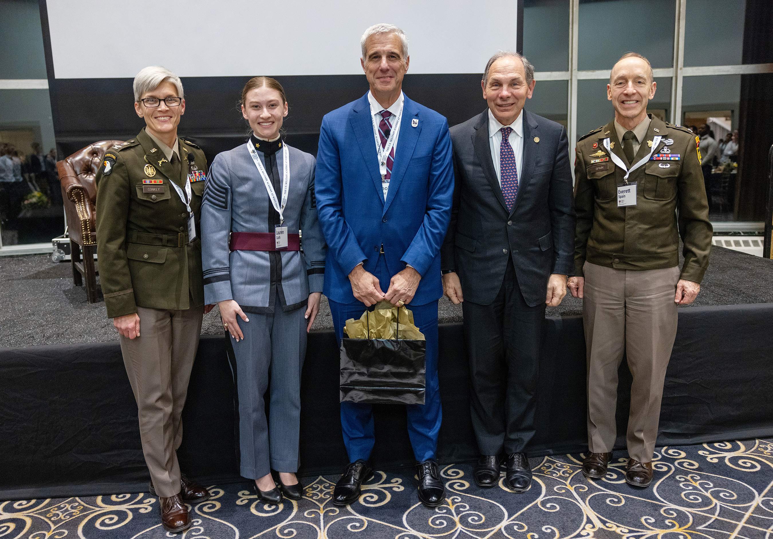 Retired Lt. Gen. and current CEO of LA28, Reynold Hoover, was the keynote speaker during the final evening of the three-day McDonald Conference of Leaders of Character (MCLC) on March 8 at the West Point Club. The conference is considered a premier, transformative, short-duration leadership experience for emerging global student-leaders who unite with pre-eminent world-leaders to establish enduring partnerships. It is meant to inspire attendees with the understanding the importance of leadership and leading