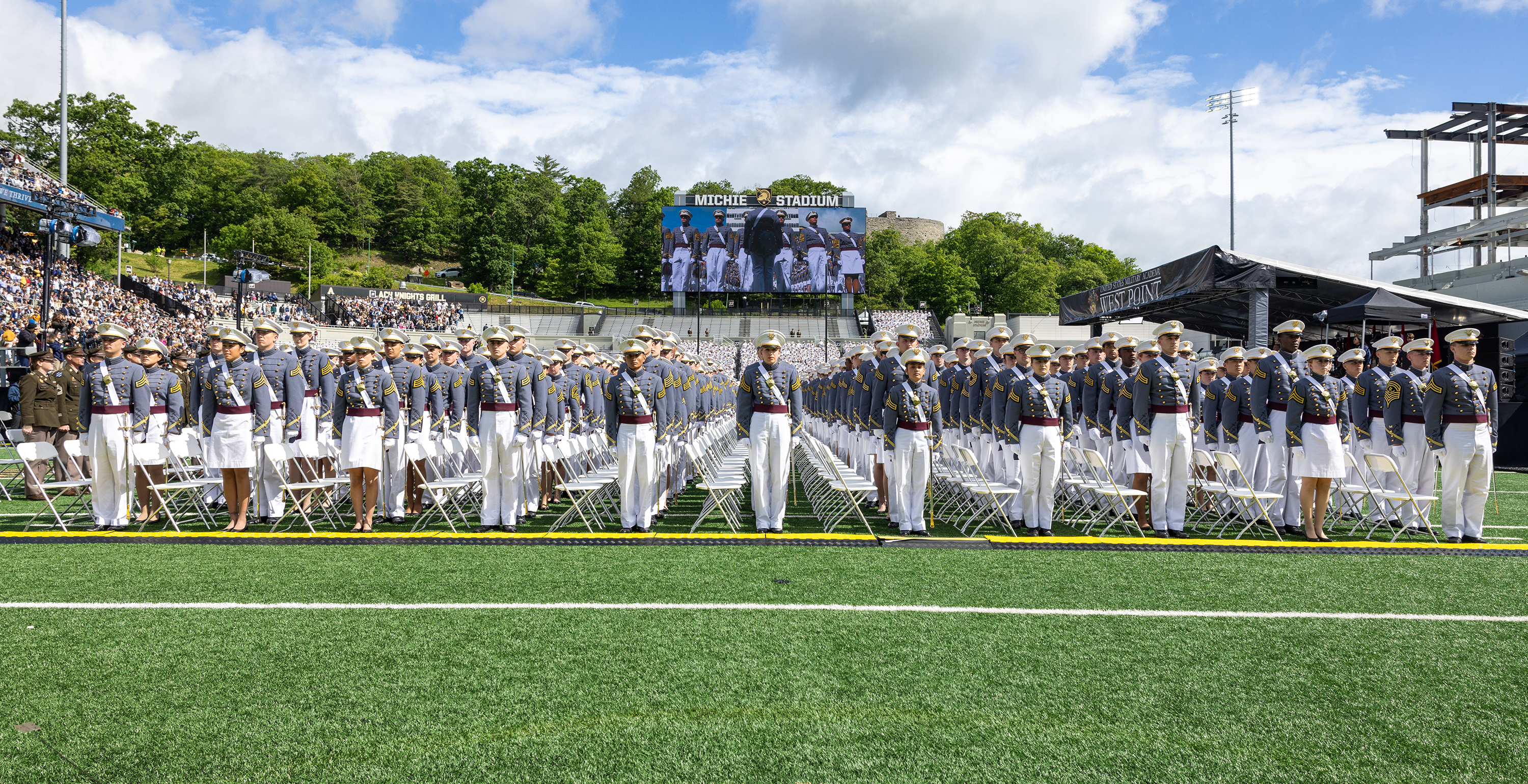 For the Class of 2025, their motto isn't just words — it’s how they faced every challenge during their 47-month experience here at West Point and it's how they’ll continue to lead as the U.S. Army’s newest officers.  (Photo by U.S. Military Academy PAO-VI)