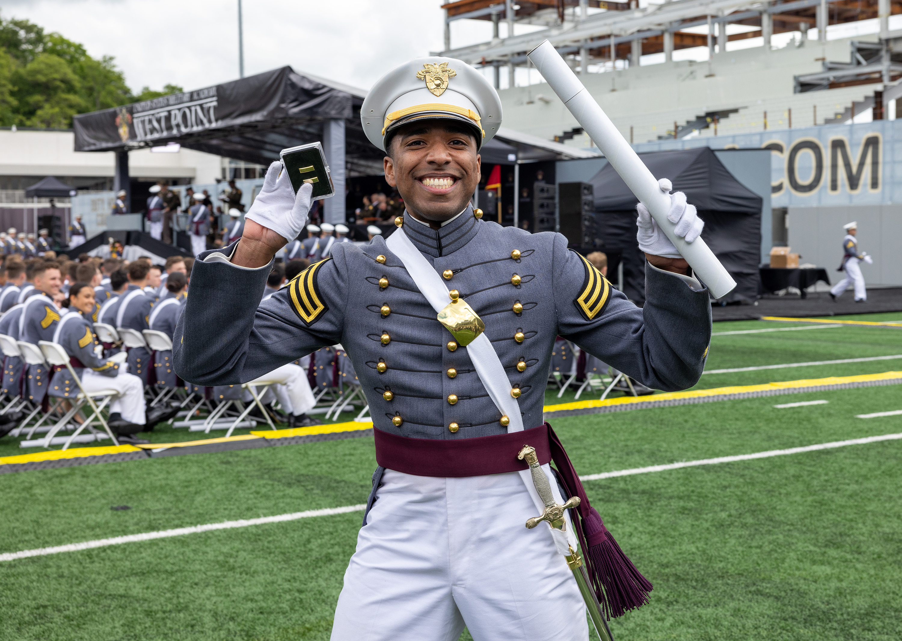 For the Class of 2025, their motto isn't just words — it’s how they faced every challenge during their 47-month experience here at West Point and it's how they’ll continue to lead as the U.S. Army’s newest officers.  (Photo by U.S. Military Academy PAO-VI)