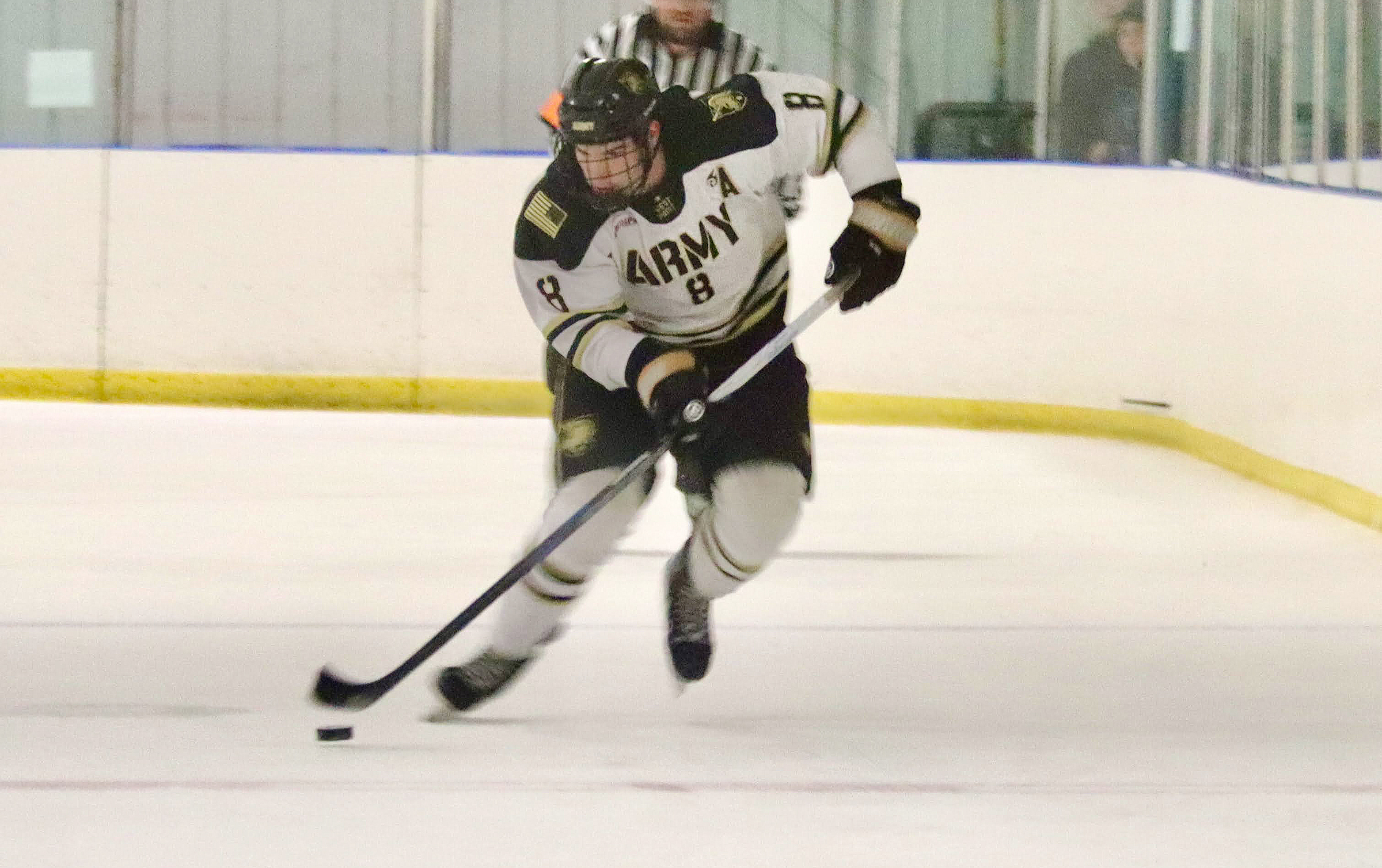 Army West Point Club Hockey earned a 6-2 win over Roger Williams University on Jan. 10.  (Photo provided by Army Club Hockey)