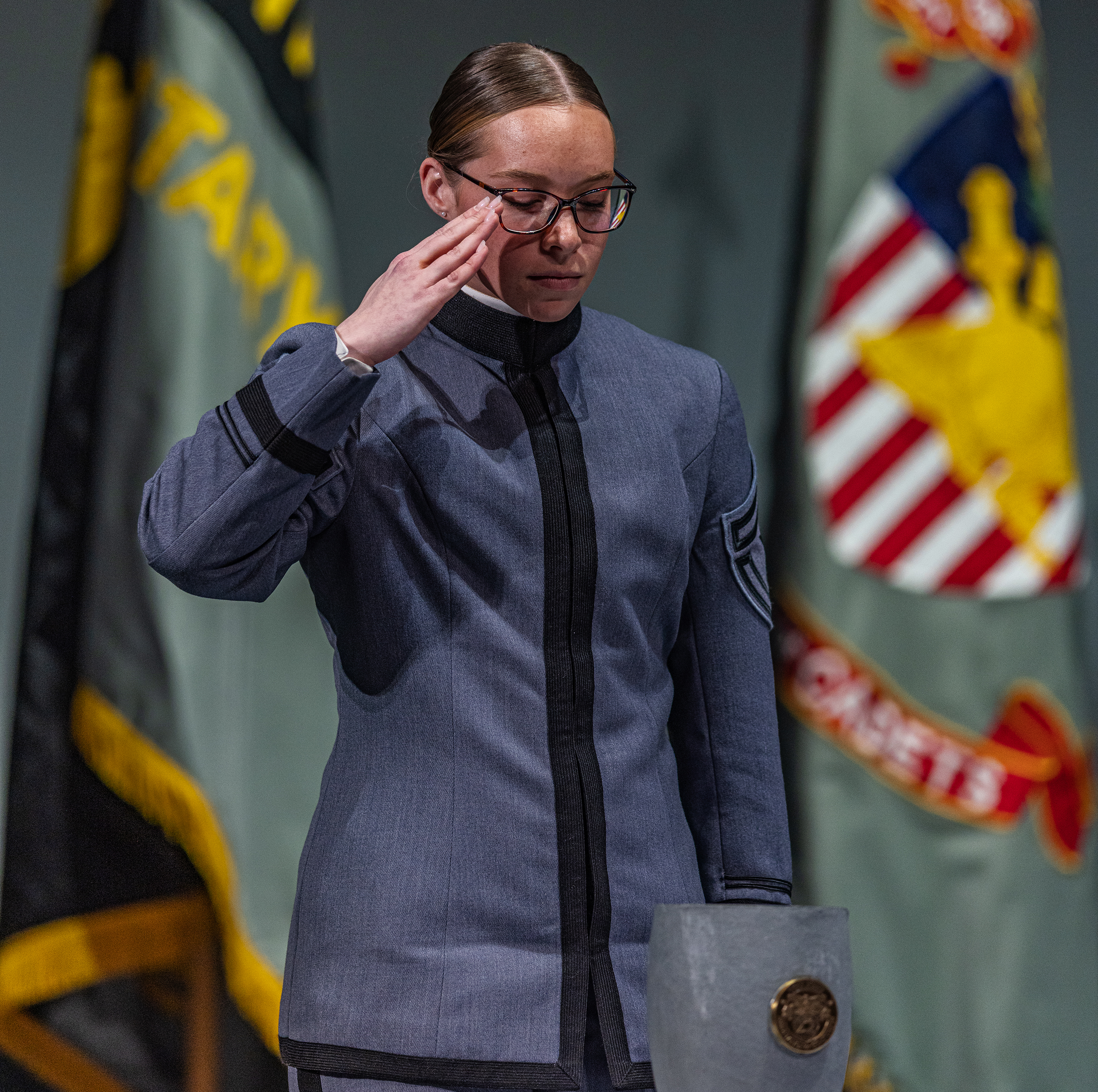 The West Point Association of Graduates hosted the 26th annual Class Ring Memorial Program at Eisenhower Hall on Jan. 9. There were 67 class rings donated with the oldest from 1912 and the most recent from 1997 to the U.S. Military Academy Class of 2027's rings and future classes. (Photo by Jorge Garcia / USMA-VI)