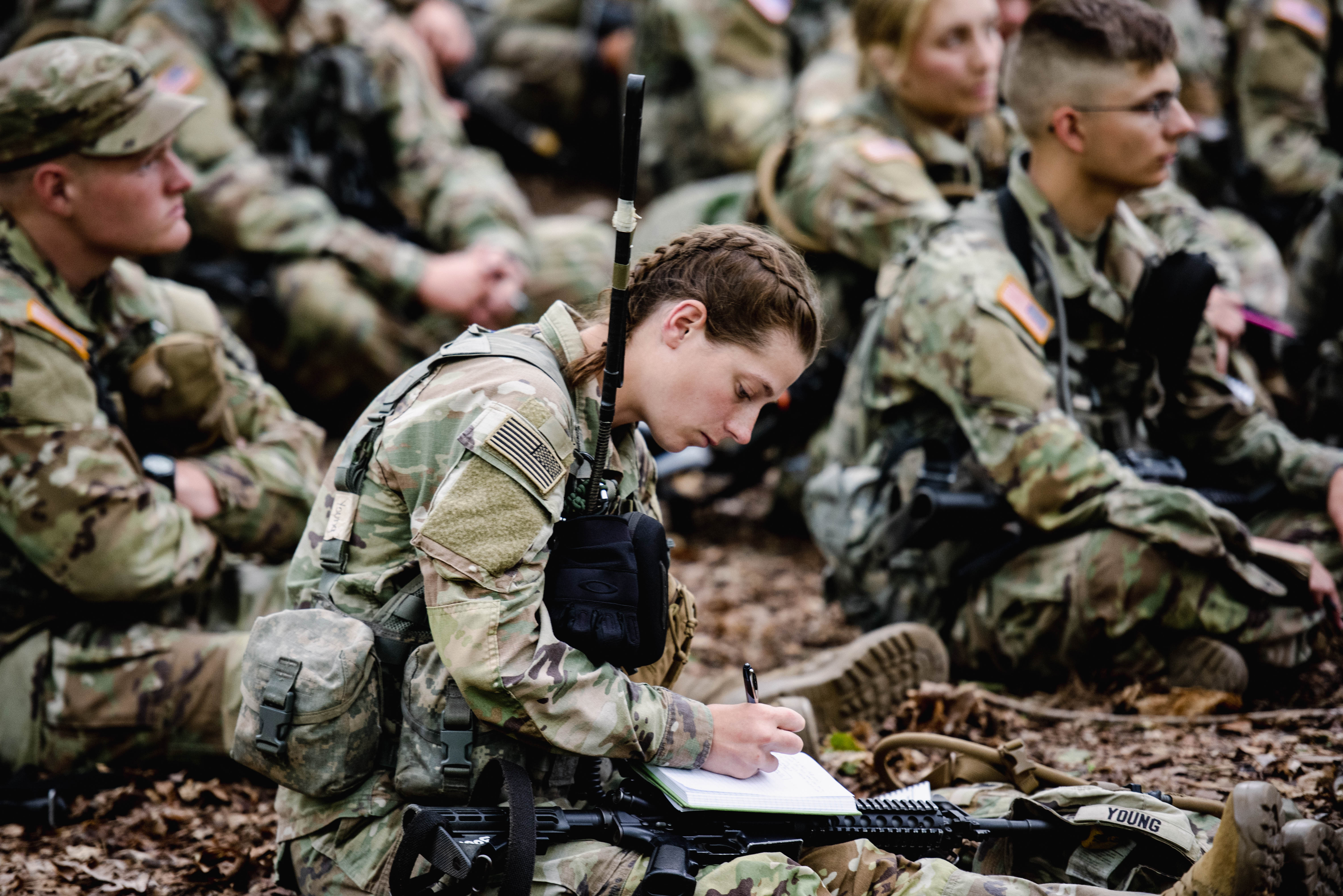 4th Company Yearling Cadets conduct React to Contact training at Camp Buckner, U.S. Military Academy, West Point, NY. June 13, 2023 (Photos by Elizabeth Woodruff - USMA PAO)