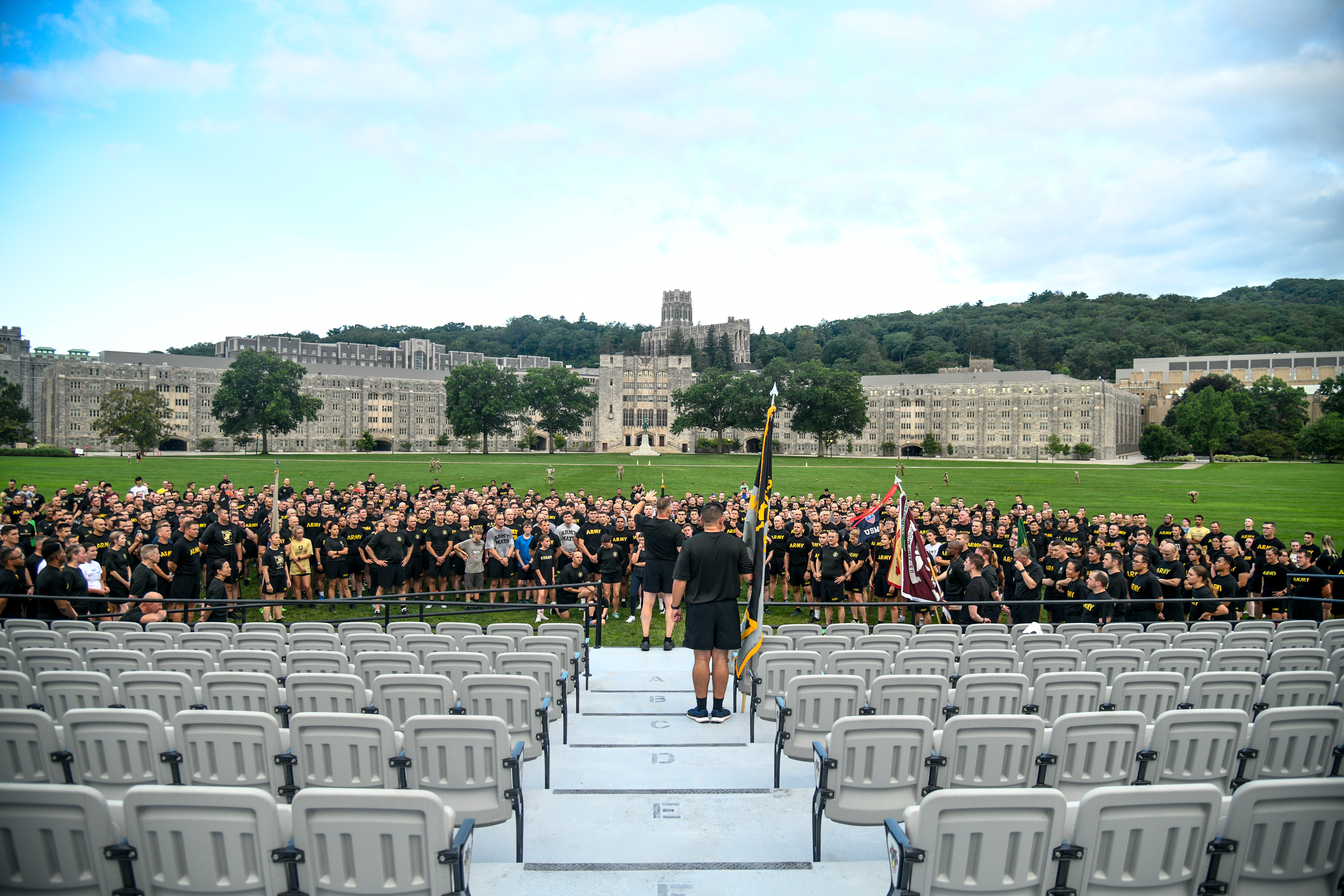 Members of the West Point Community laced up their sneakers to partake in the West Point Community Run on July 9 at the U.S. Military Academy. 