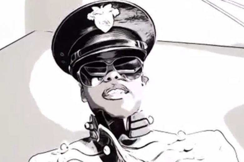 John Calabro Night of the Arts’ film winner, Class of 2024 Cadet Alexis James, who performed “Hamlet Act 1. Scene 3,” as a one-woman Shakespearean scene.