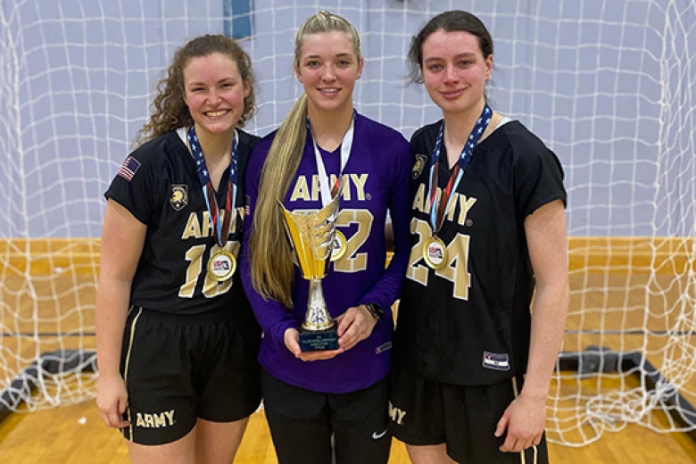 Black team members sophomore Maci Hodgins and juniors Sarah Hollis and Mary Bell and gold team members sophomores Kseniya Farrell and Sarah Fazzolari earned individual awards for their tournament play.   