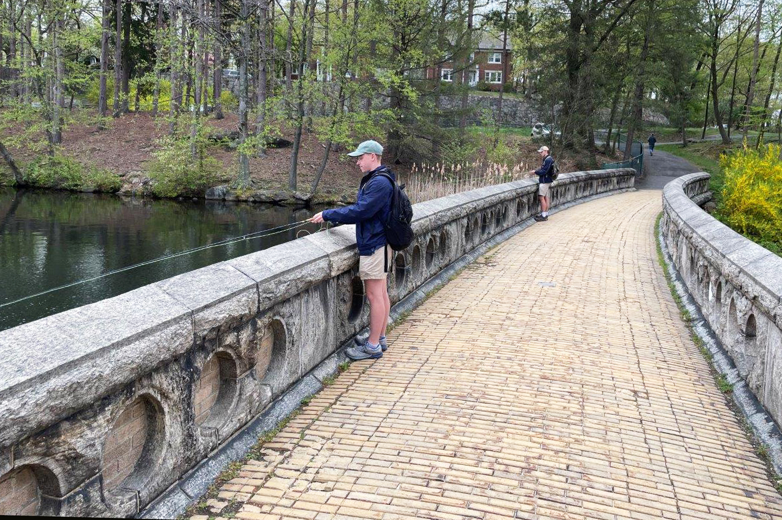 The fourth edition of the Army-Navy Flyfishing Competition took place April 22 at Lusk Reservoir. Each team had five anglers fishing. The reservoir was split in half, with each team having its own half for 90 minutes and then switching halves for another 90 minutes.    (Photo by Lt. Col. Ron Hasz/Flyfishing OIC)