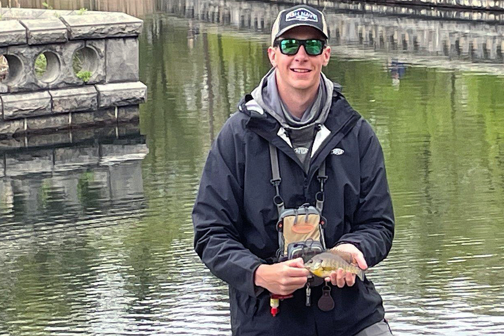 The fourth edition of the Army-Navy Flyfishing Competition took place April 22 at Lusk Reservoir. Each team had five anglers fishing. The reservoir was split in half, with each team having its own half for 90 minutes and then switching halves for another 90 minutes.    (Photo by Lt. Col. Ron Hasz/Flyfishing OIC)