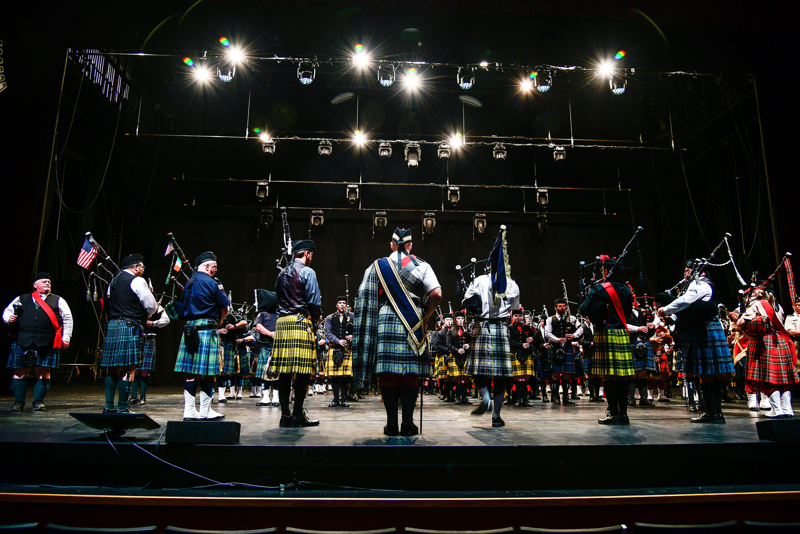 The U.S. Corps of Cadets Pipes and Drums (PIPD) hosted the 38th edition of the West Point Tattoo on April 23 at Eisenhower Hall. The USCC PIPD and several visiting bands participated in military musical performances, pipes and drums and Celtic dancing. The bands and dancers who performed were the U.S. Military Academy Field Music Group “The Hellcats,” West Milford High School Band, Gates Keystone Police Pipes and Drums, New Jersey State Police Pipes and Drums, Police Emerald Society of Westchester Pipes and
