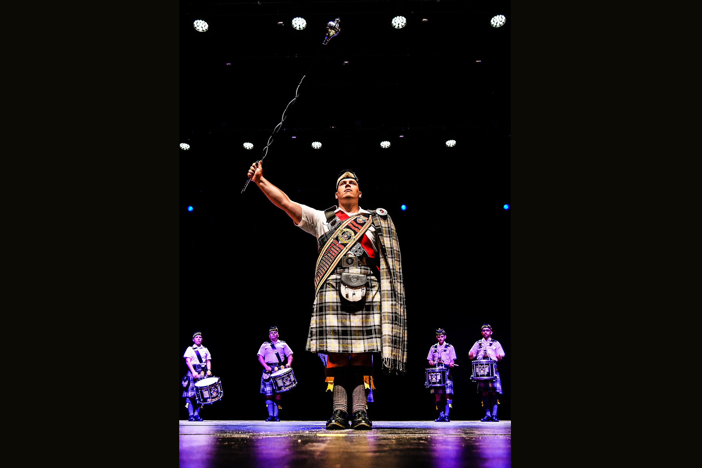 The U.S. Corps of Cadets Pipes and Drums (PIPD) hosted the 38th edition of the West Point Tattoo on April 23 at Eisenhower Hall. The USCC PIPD and several visiting bands participated in military musical performances, pipes and drums and Celtic dancing. The bands and dancers who performed were the U.S. Military Academy Field Music Group “The Hellcats,” West Milford High School Band, Gates Keystone Police Pipes and Drums, New Jersey State Police Pipes and Drums, Police Emerald Society of Westchester Pipes and