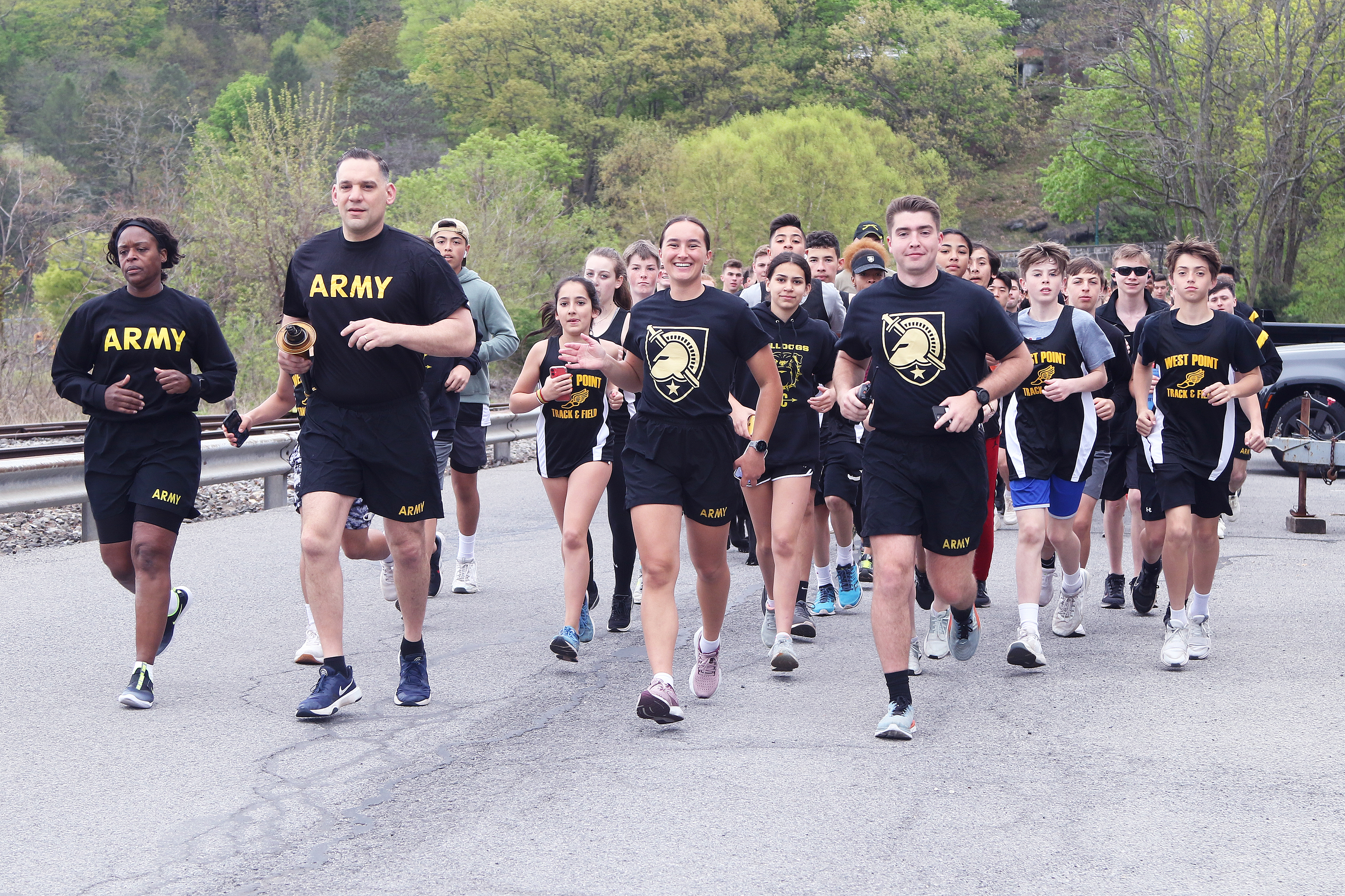 The U.S. Military Academy hosted the 48th annual Hudson Valley Special Olympics (HVSO) Spring Games April 22 at West Point. Approximately 600 athletes from the Hudson Valley, New York City, Long Island and the Capital Region of Albany participated in the annual competition for those with physical or intellectual disabilities to perform athletic feats and enjoy themselves in a safe and welcoming environment. About 500-600 cadets volunteered to help the athletes throughout the day. While the games took place 