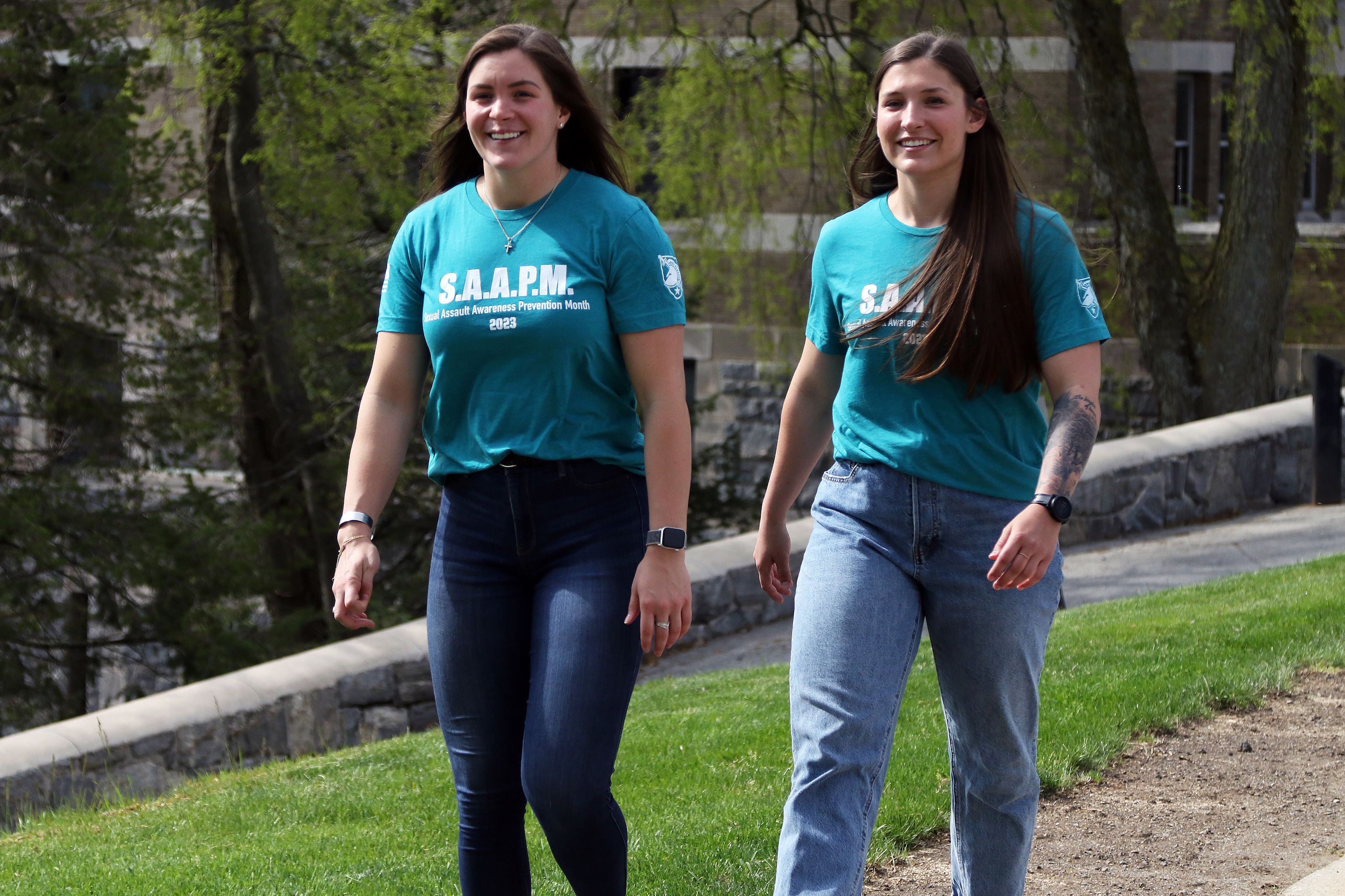 The U.S. Military Academy observed Sexual Assault Awareness and Prevention Month (SAAPM) on April 26. April is recognized as SAAPM, and this year the Army’s theme for its campaign is “Intervene. We Are a Team: There is US in TrUSt. Can They Trust in You?” Each year, West Point dedicates a day in April to SAAPM with the “Walk-A-Mile” event to help bring light to reducing sexual harassment and sexual assault numbers by reminding the community that it is prevalent and something to take seriously to prevent. 