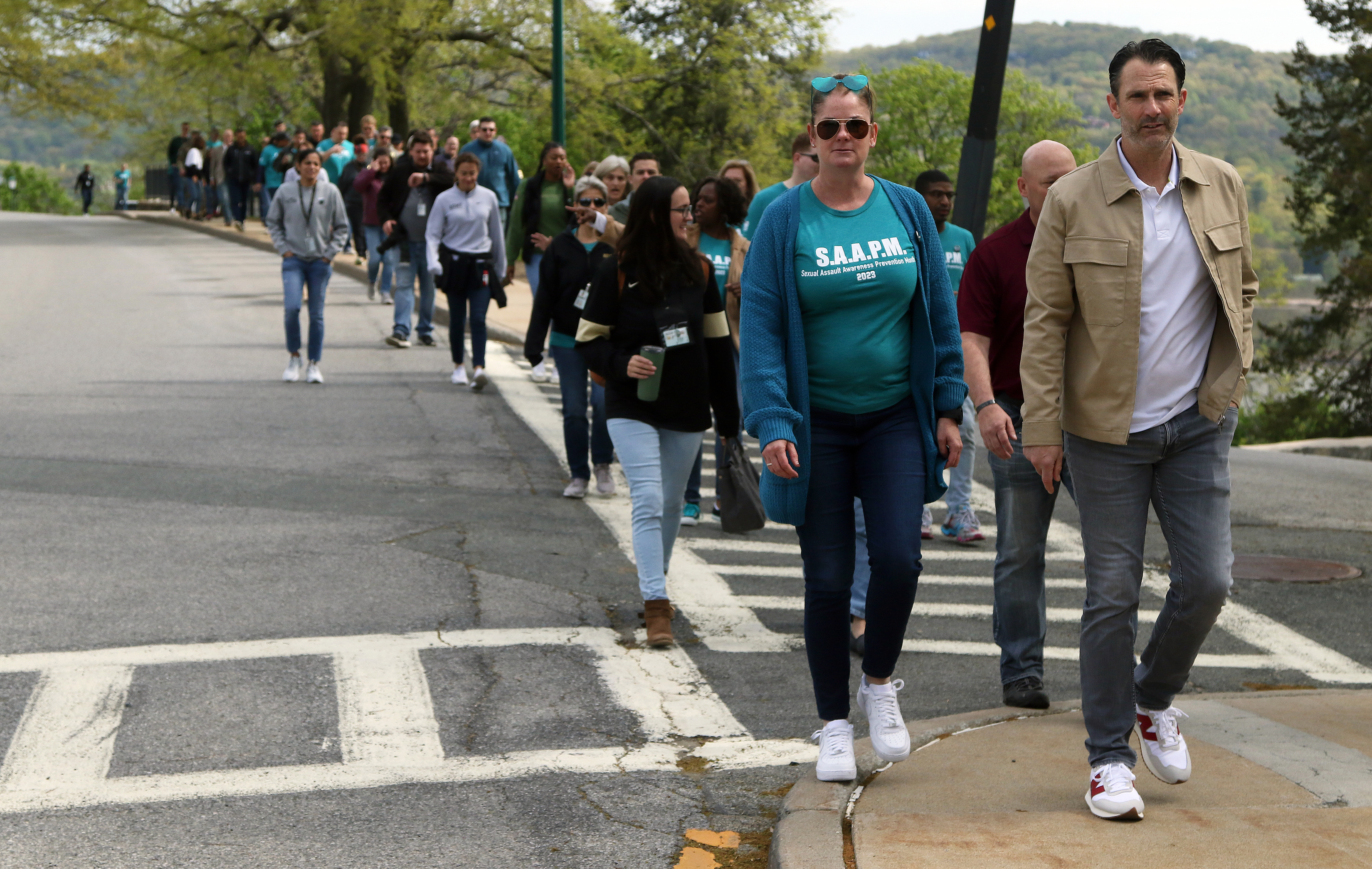 The U.S. Military Academy observed Sexual Assault Awareness and Prevention Month (SAAPM) on April 26. April is recognized as SAAPM, and this year the Army’s theme for its campaign is “Intervene. We Are a Team: There is US in TrUSt. Can They Trust in You?” Each year, West Point dedicates a day in April to SAAPM with the “Walk-A-Mile” event to help bring light to reducing sexual harassment and sexual assault numbers by reminding the community that it is prevalent and something to take seriously to prevent. 