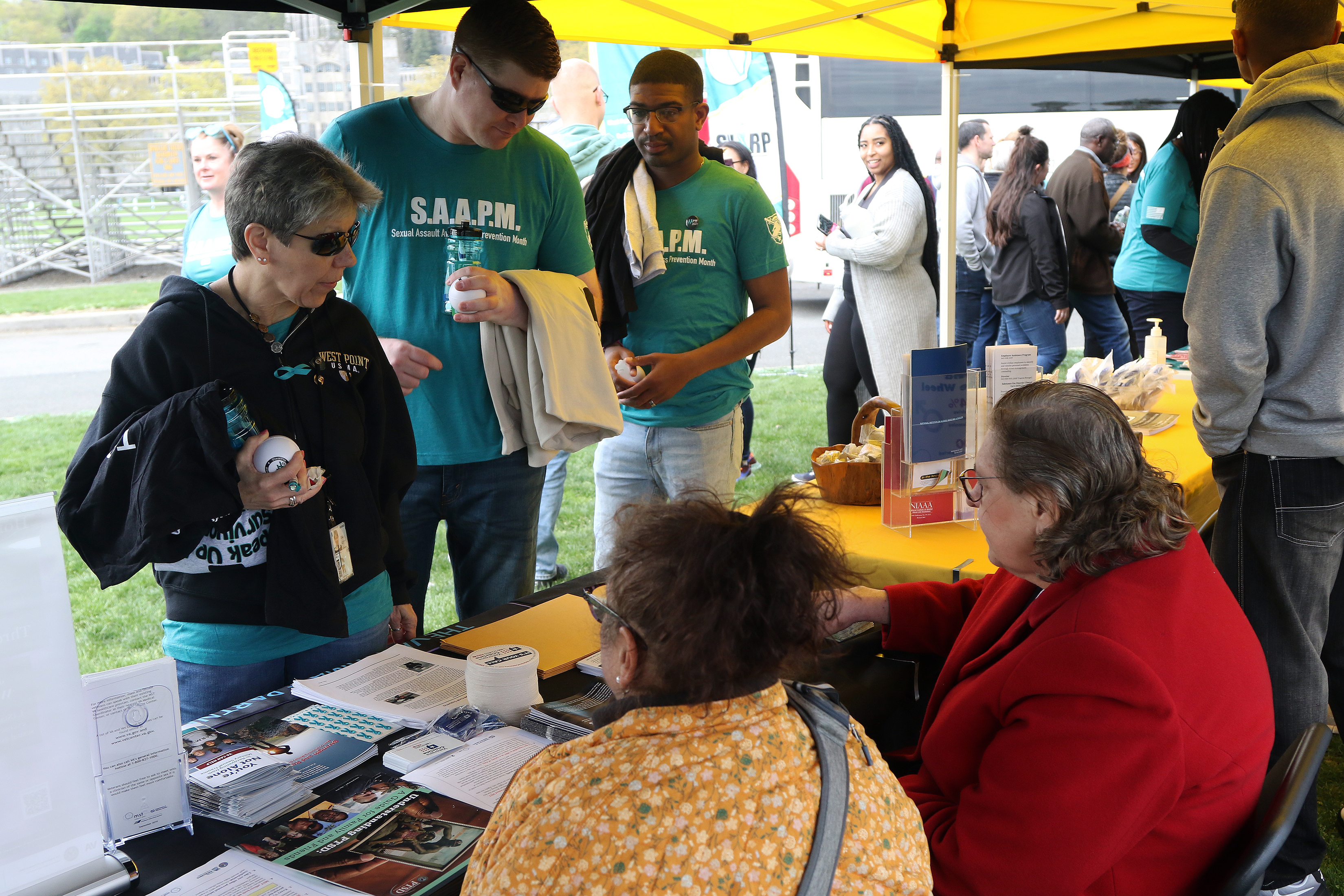 The U.S. Military Academy observed Sexual Assault Awareness and Prevention Month (SAAPM) on April 26. April is recognized as SAAPM, and this year the Army’s theme for its campaign is “Intervene. We Are a Team: There is US in TrUSt. Can They Trust in You?” Each year, West Point dedicates a day in April to SAAPM with the “Walk-A-Mile” event to help bring light to reducing sexual harassment and sexual assault numbers by reminding the community that it is prevalent and something to take seriously to prevent. 