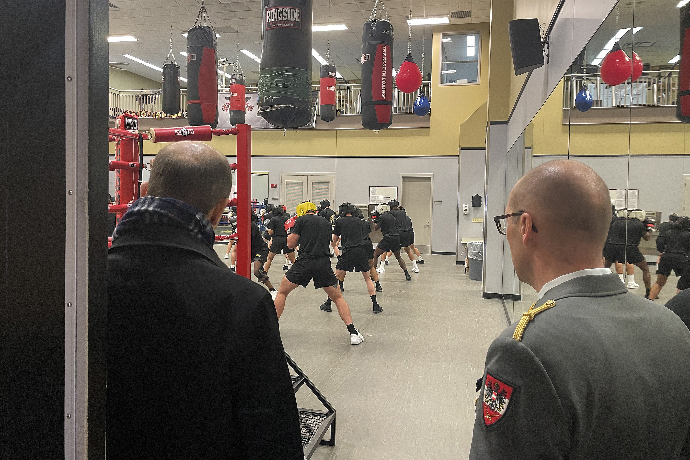 On March 20, the Austrian Ambassador to the United Nations, Ambassador Alexander Marschik, and the Austrian Maj. Gen. Juergen Ortner visited the U.S. Military Academy at West Point. As part of the visit, they were guest lecturers to all of the LG204 classes on a wide range of topics including Austrian history, security policy, the UN, the Austrian perspective on neutrality and Austrian military partnerships.    (Photo by Lt. Col. John Georg/DFL)