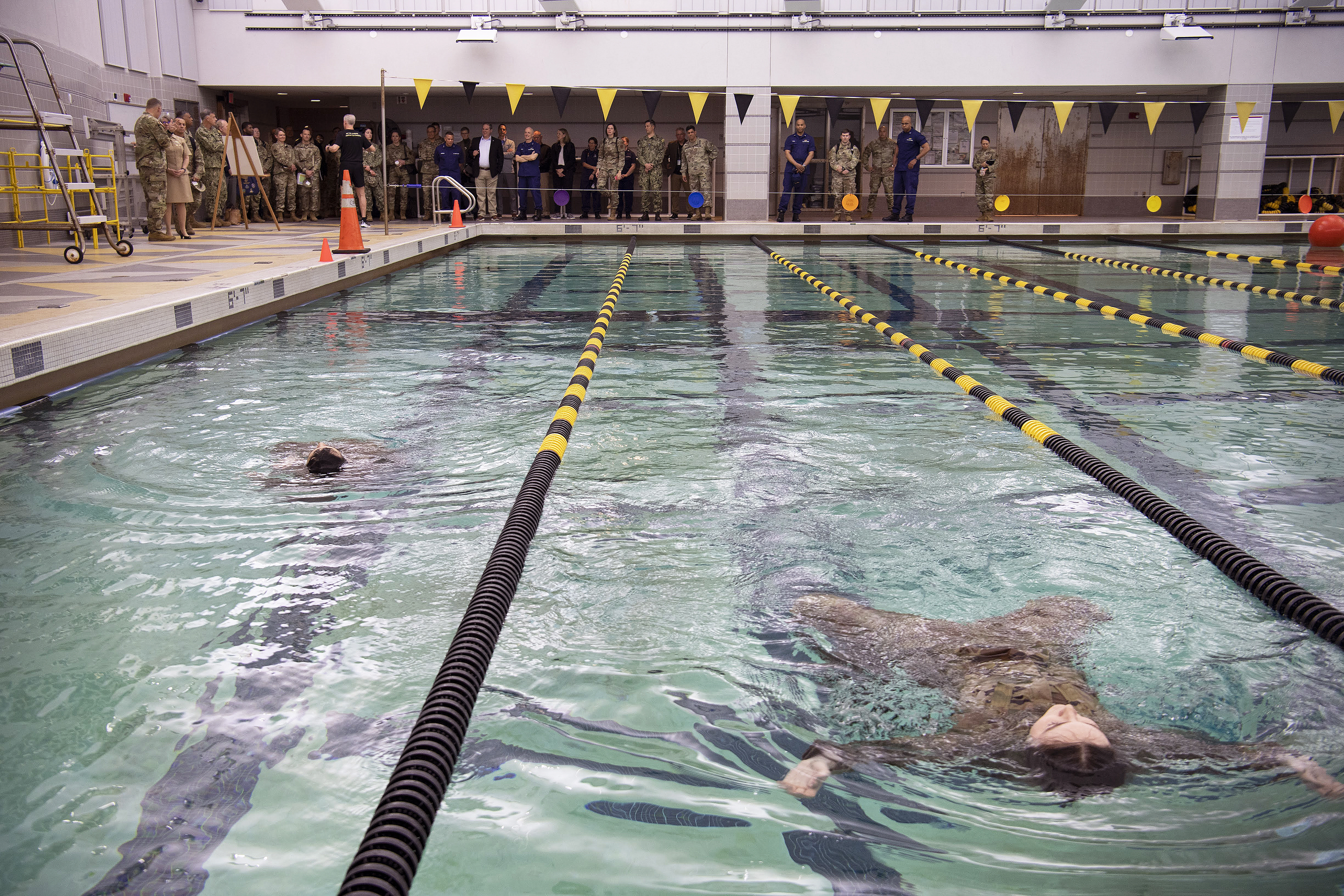 The U.S. Military Academy hosted the 62nd annual Conference of Service Academy Superintendents (COSAS) from April 2-5 to enable constructive collaboration and shared understanding of operational and strategic challenges common to the five service academy programs. Leadership from the U.S. Naval Academy, U.S. Air Force Academy, U.S. Coast Guard Academy and the U.S. Merchant Marine Academy attended the four-day COSAS event at West Point.   (Photo by John Pellino/USMA PAO)