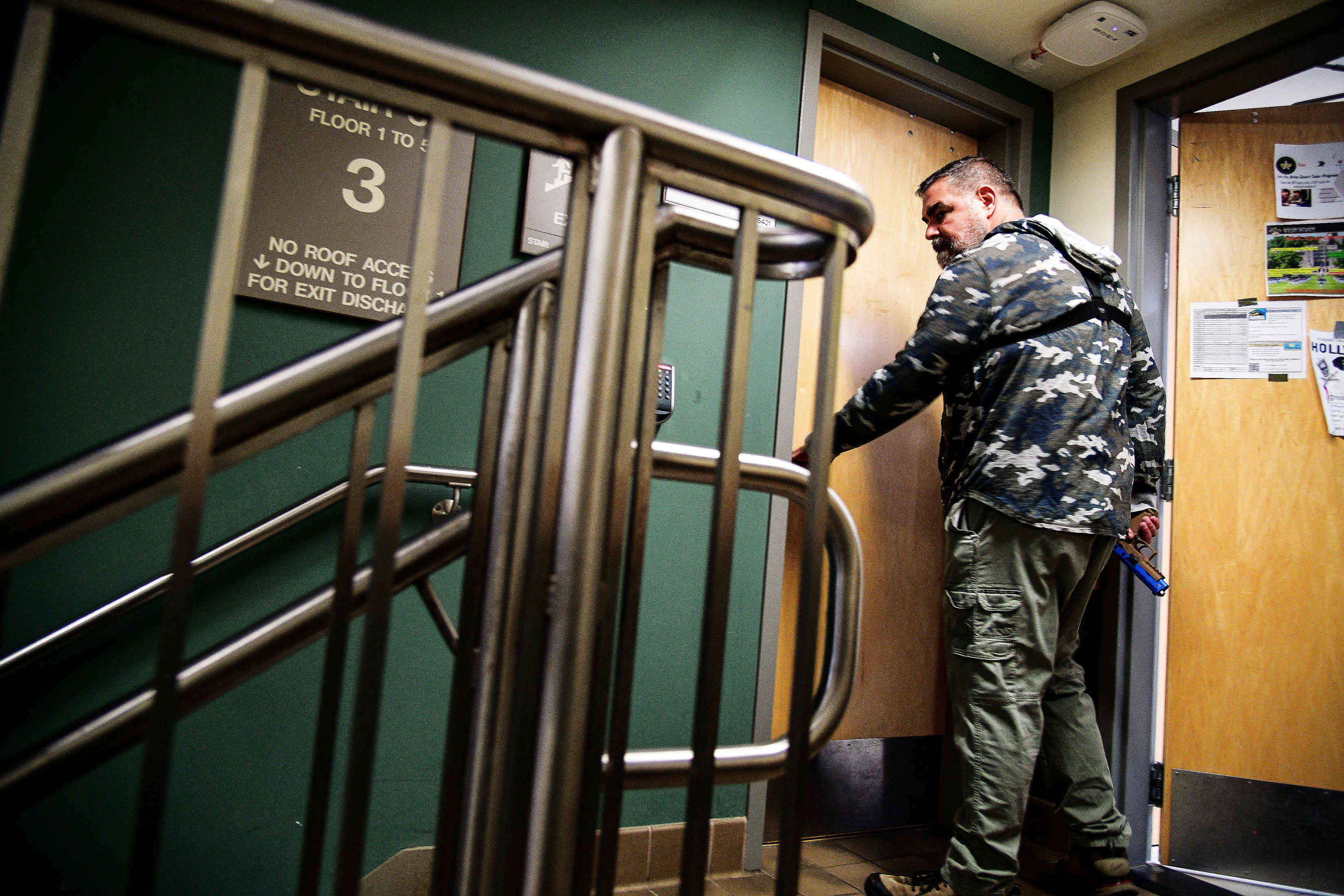 To counter an active-shooter threat, military, civilian, federal and state law enforcement, emergency response and medical personnel from the U.S. Military Academy conducted a full Force Protection Exercise on March 29 at West Point.    (Photo by Sgt. 1st Class Luisito Brooks/USMA PAO)