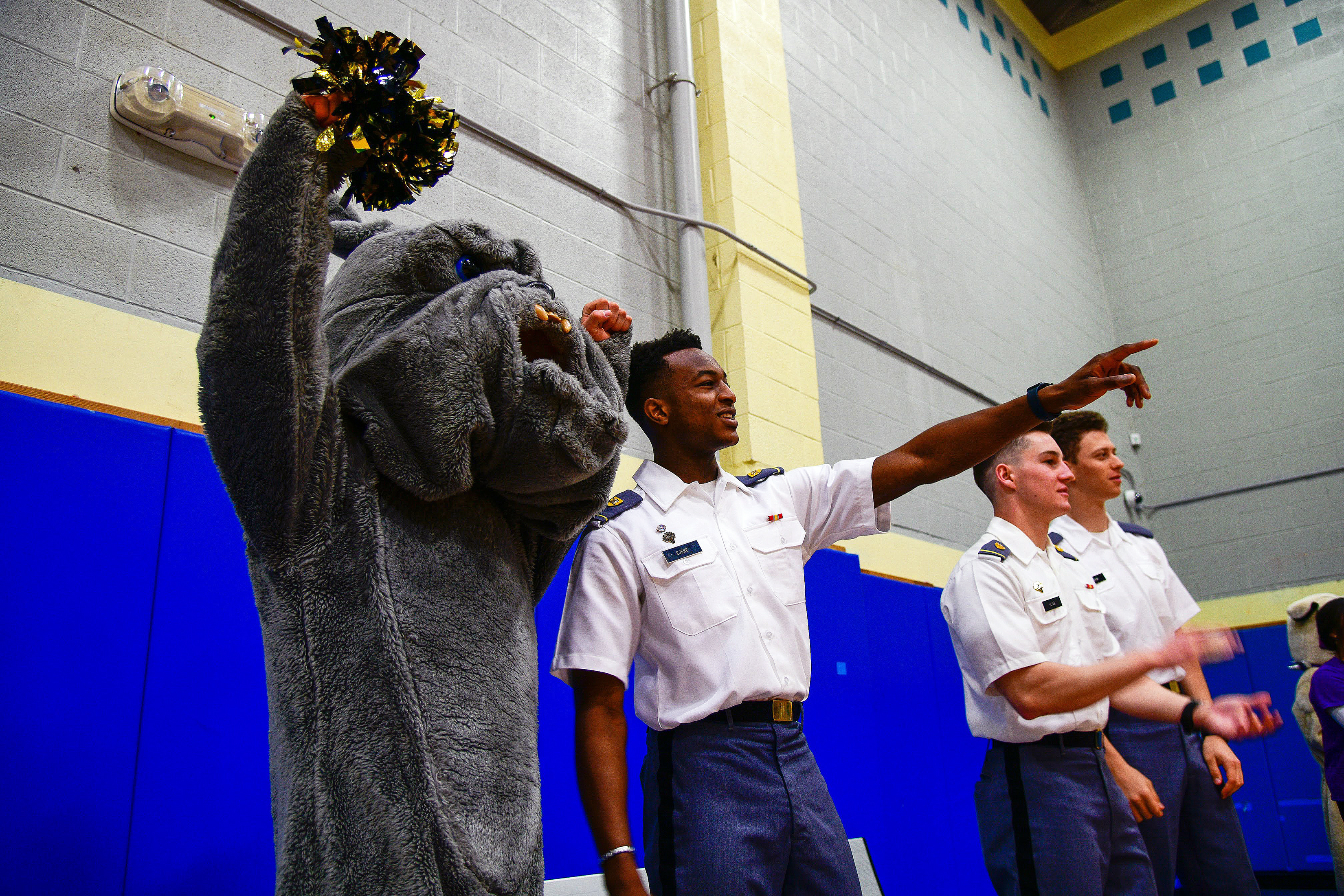 The West Point Middle School's military and military-connected scholars celebrated the Month of the Military Child on April 19 at the Middle School and Teen Program Center at West Point.   (Photo by Sgt. 1st Class Luisito Brooks/USMA PAO)